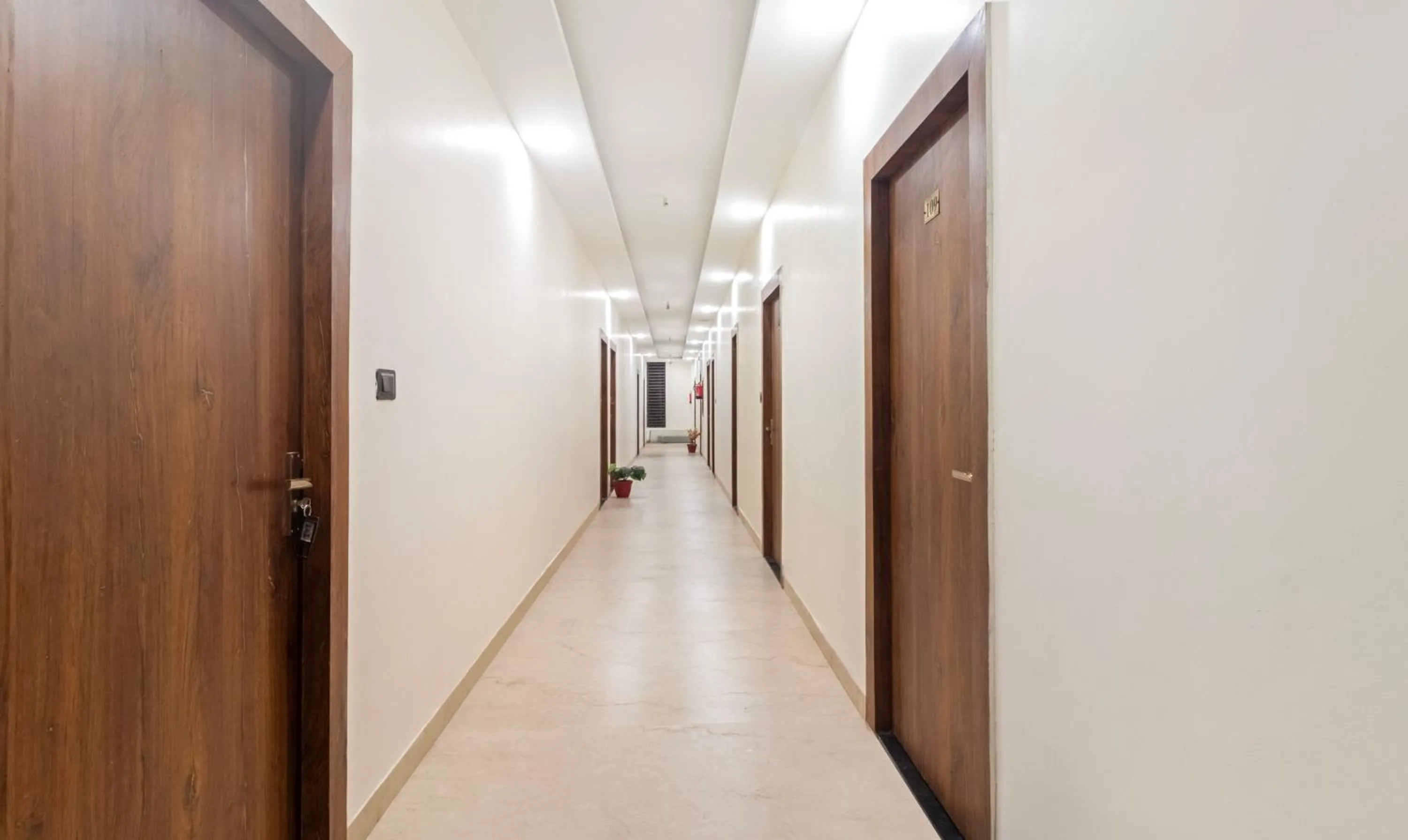 Lobby or reception in Treebo Brij Kaushal, Near Prem Mandir