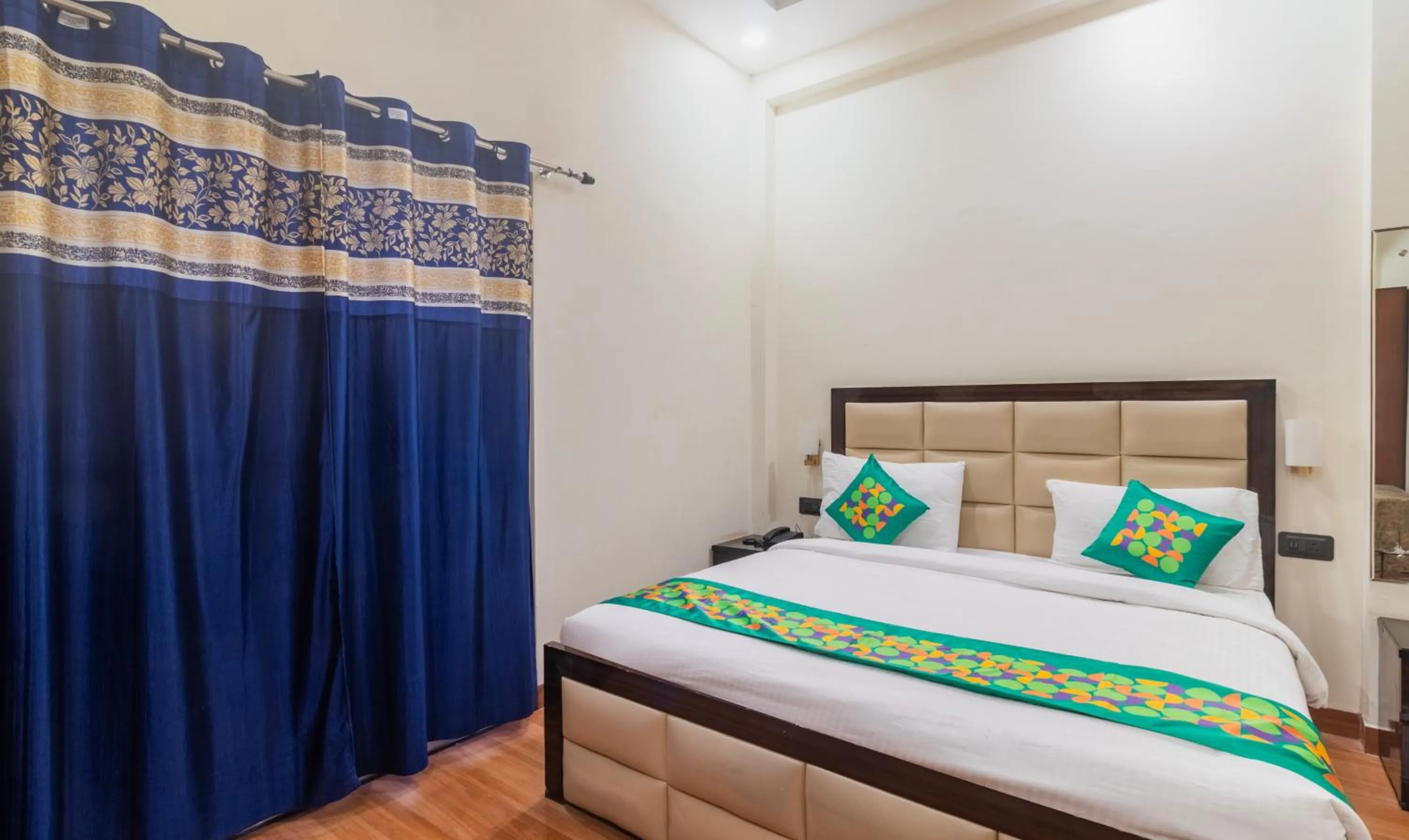 Bedroom, Bed in Treebo Brij Kaushal, Near Prem Mandir