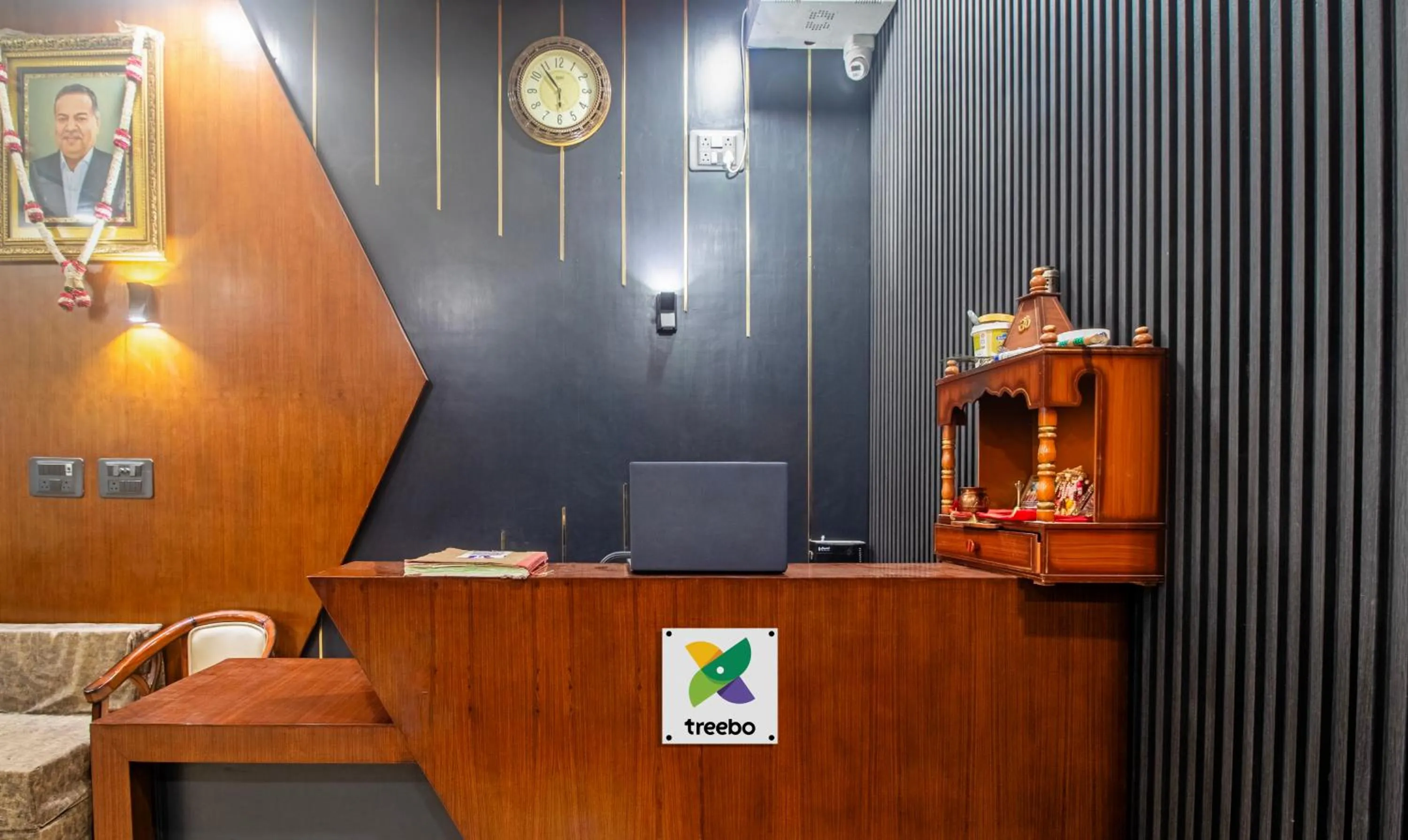 Lobby or reception in Treebo Brij Kaushal, Near Prem Mandir