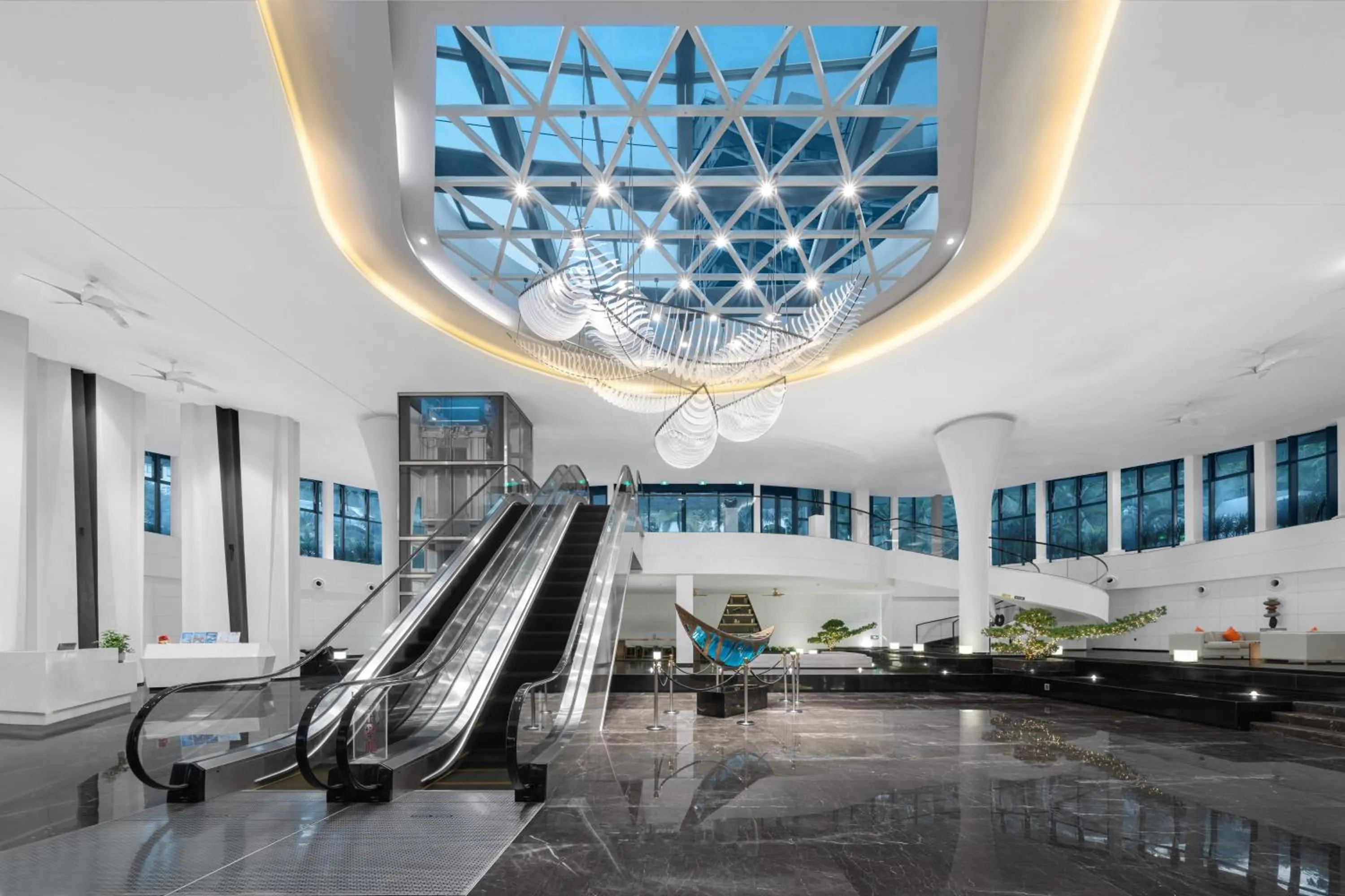 Lobby or reception in Sanya Junji Seaview Hotel