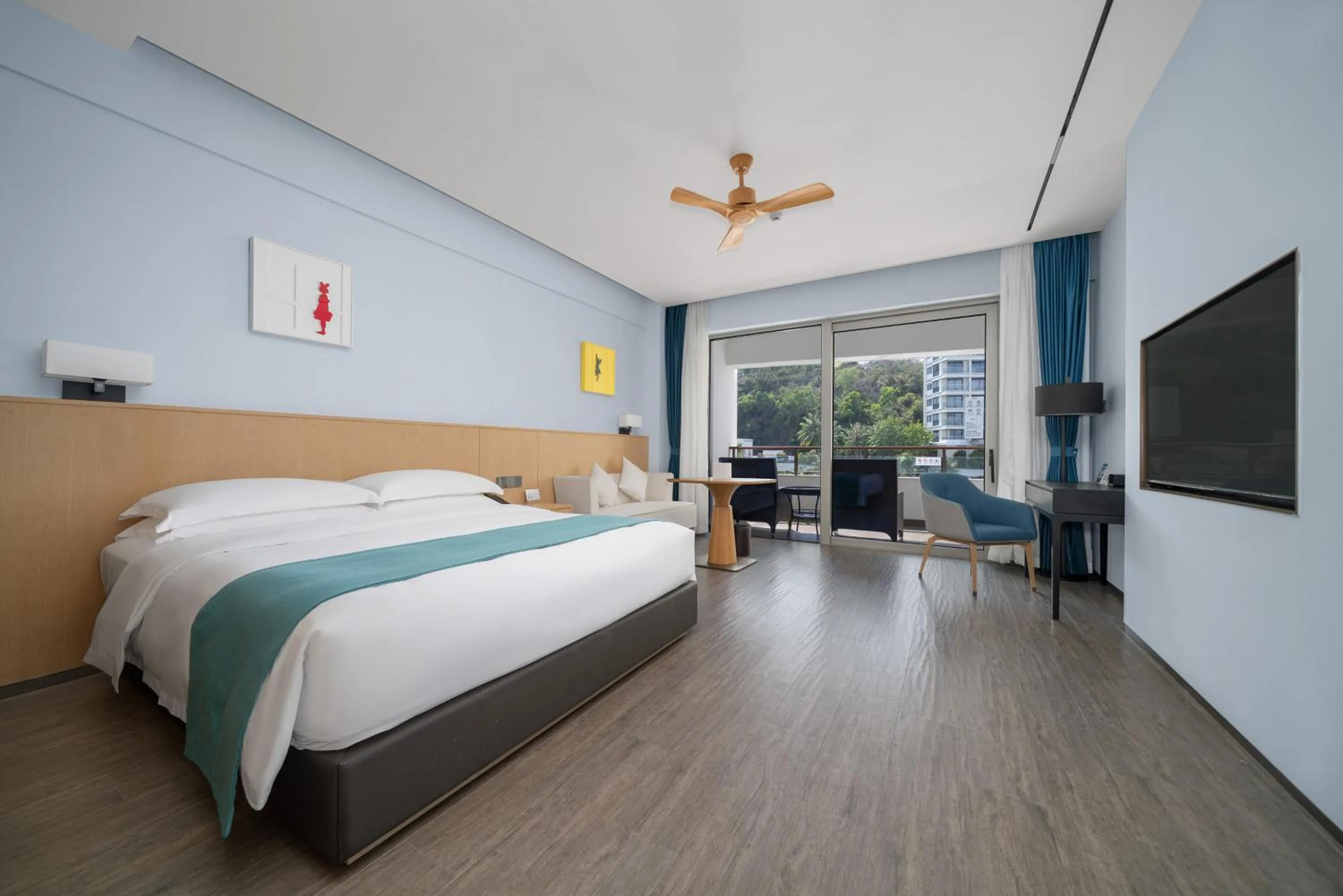 Bedroom, Bed in Sanya Junji Seaview Hotel