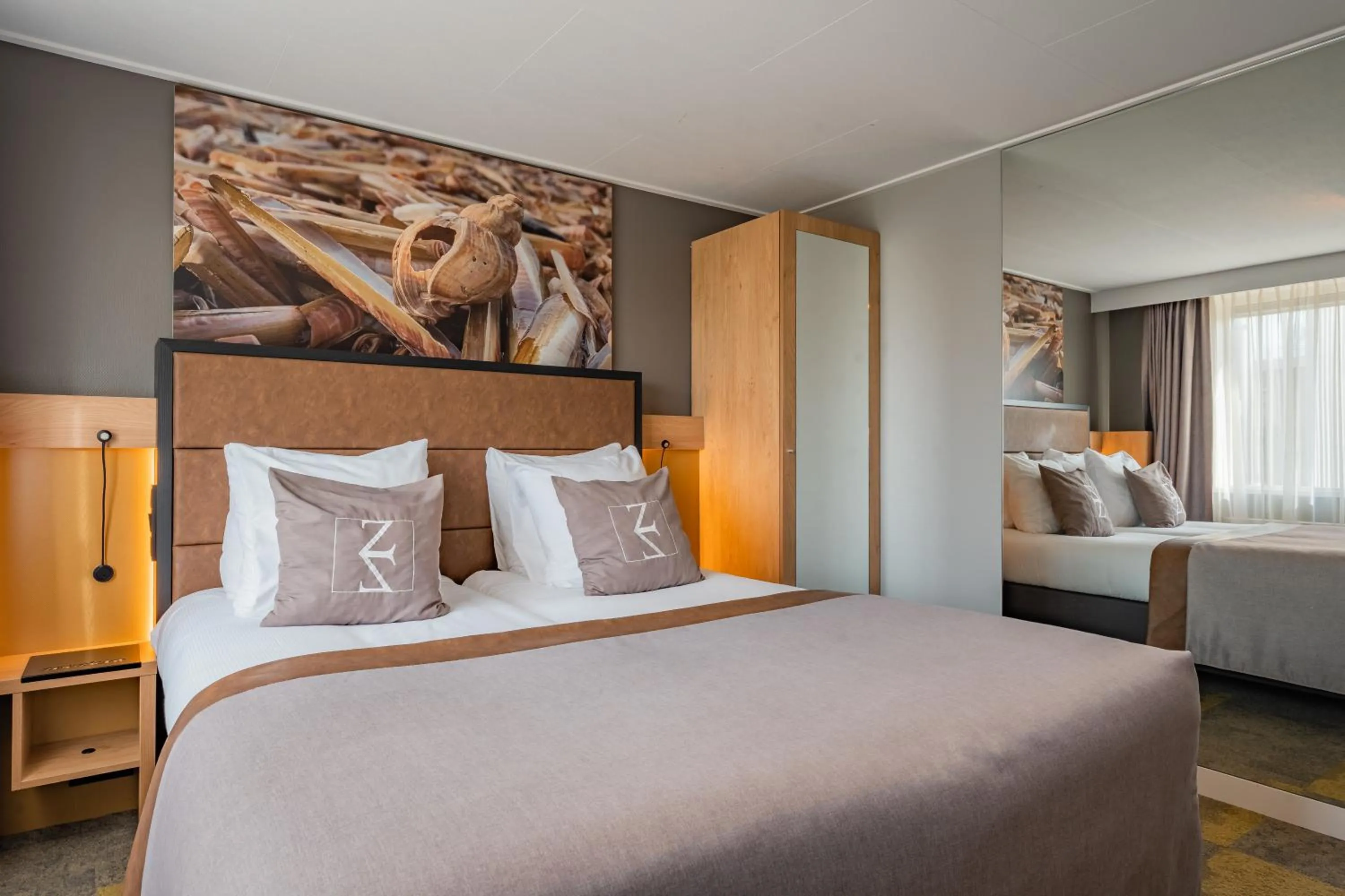 Bed in Hotel Zeezicht