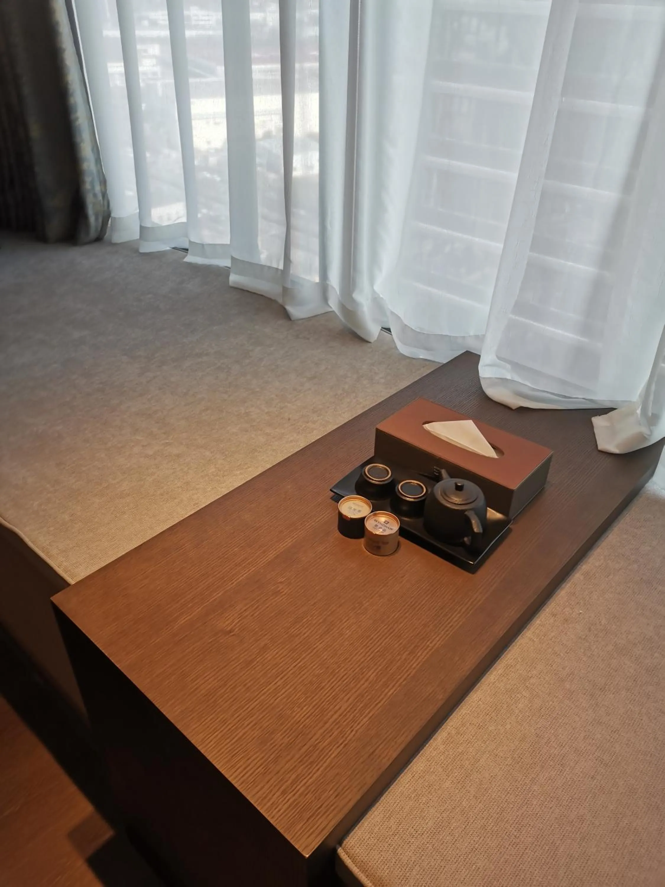 Bed in Wyndham Dalian Jinpu