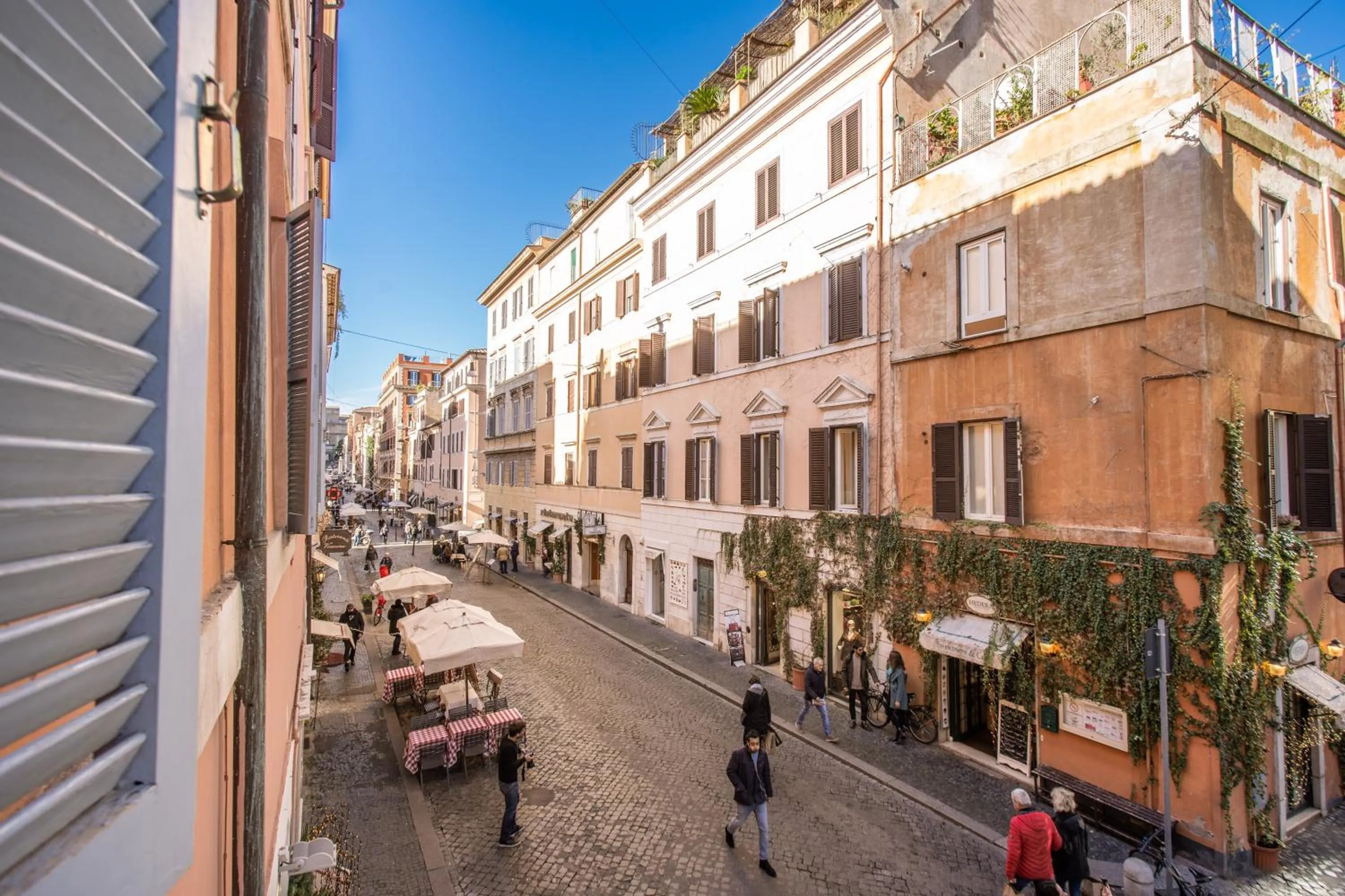 Street view in Borgo Pio Passetto Papale