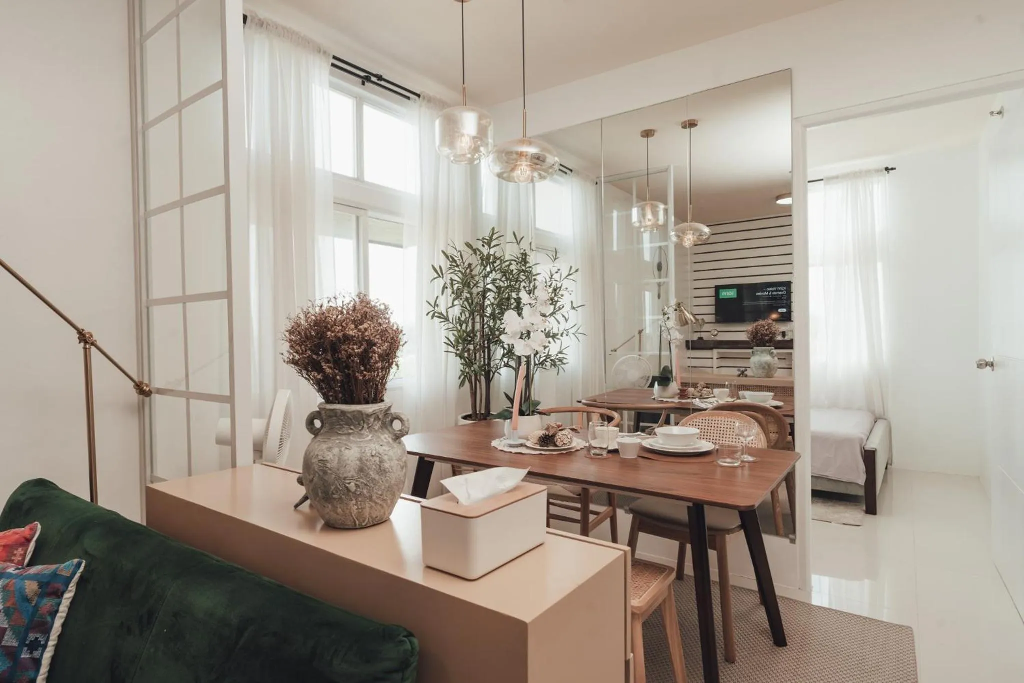 Living room in Modern Luxe Condo Unit in Cavite