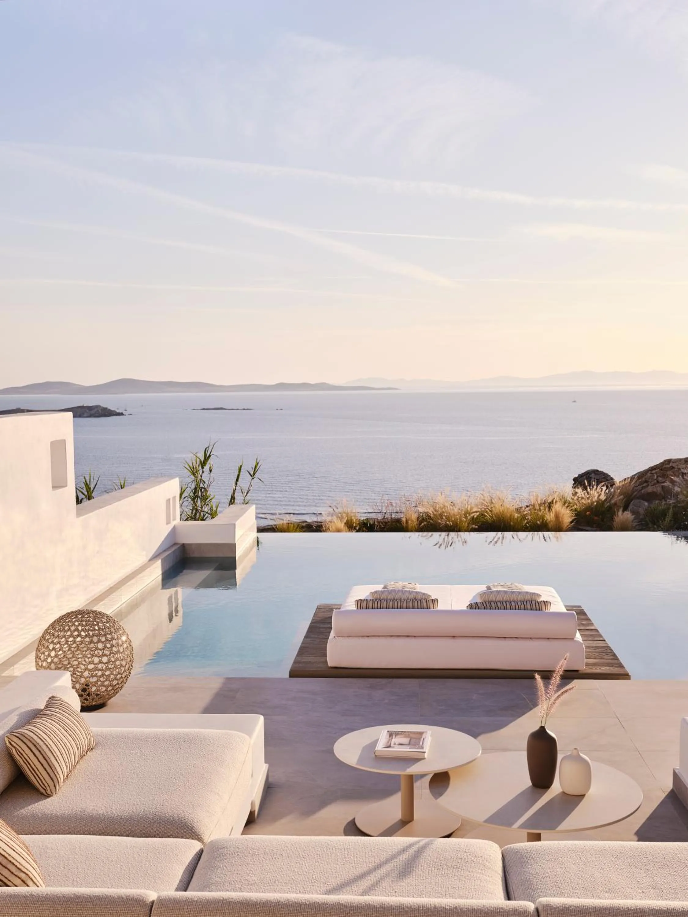 Seating area in Deos Mykonos - A Myconian Collection Hotel