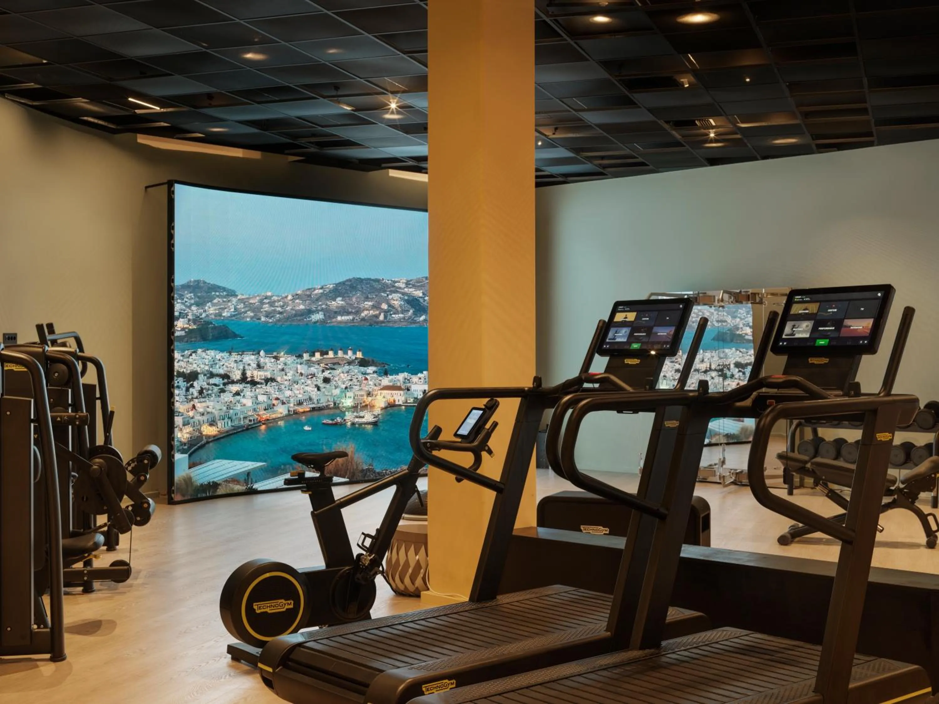 Fitness centre/facilities in Deos Mykonos - A Myconian Collection Hotel