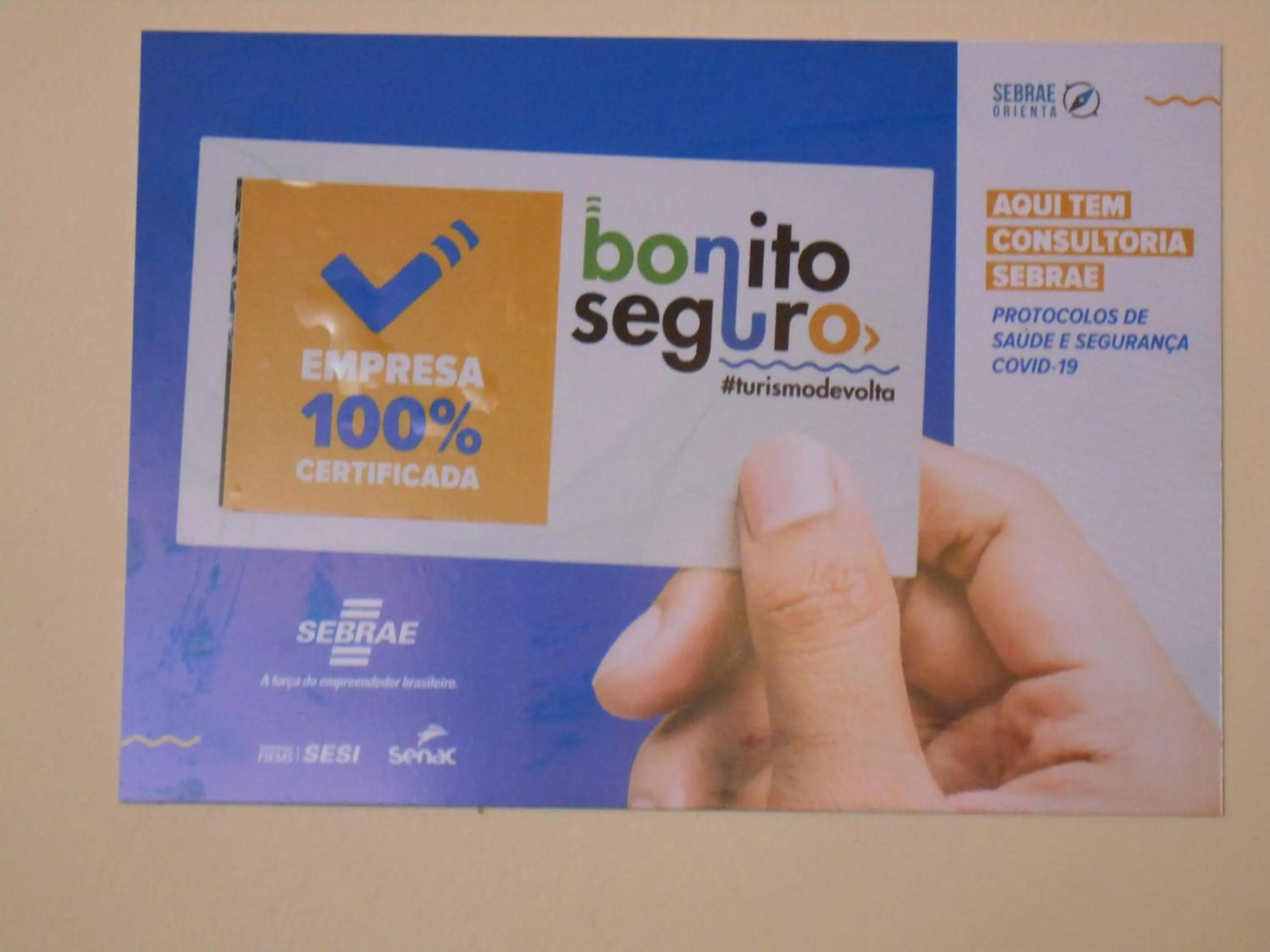 Certificate/Award in Pousada Paraiso