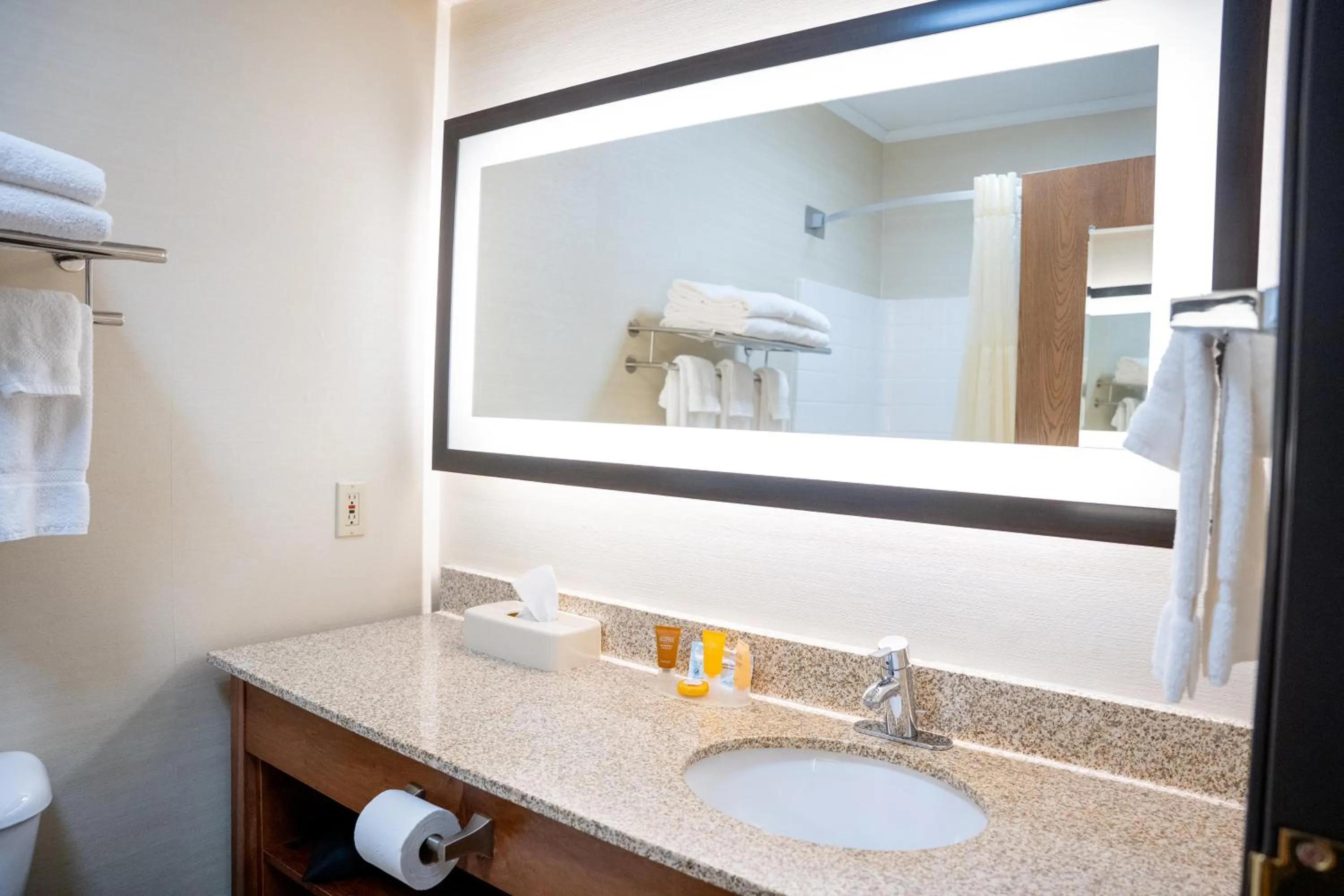 Bathroom in Coshocton Village Inn & Suites