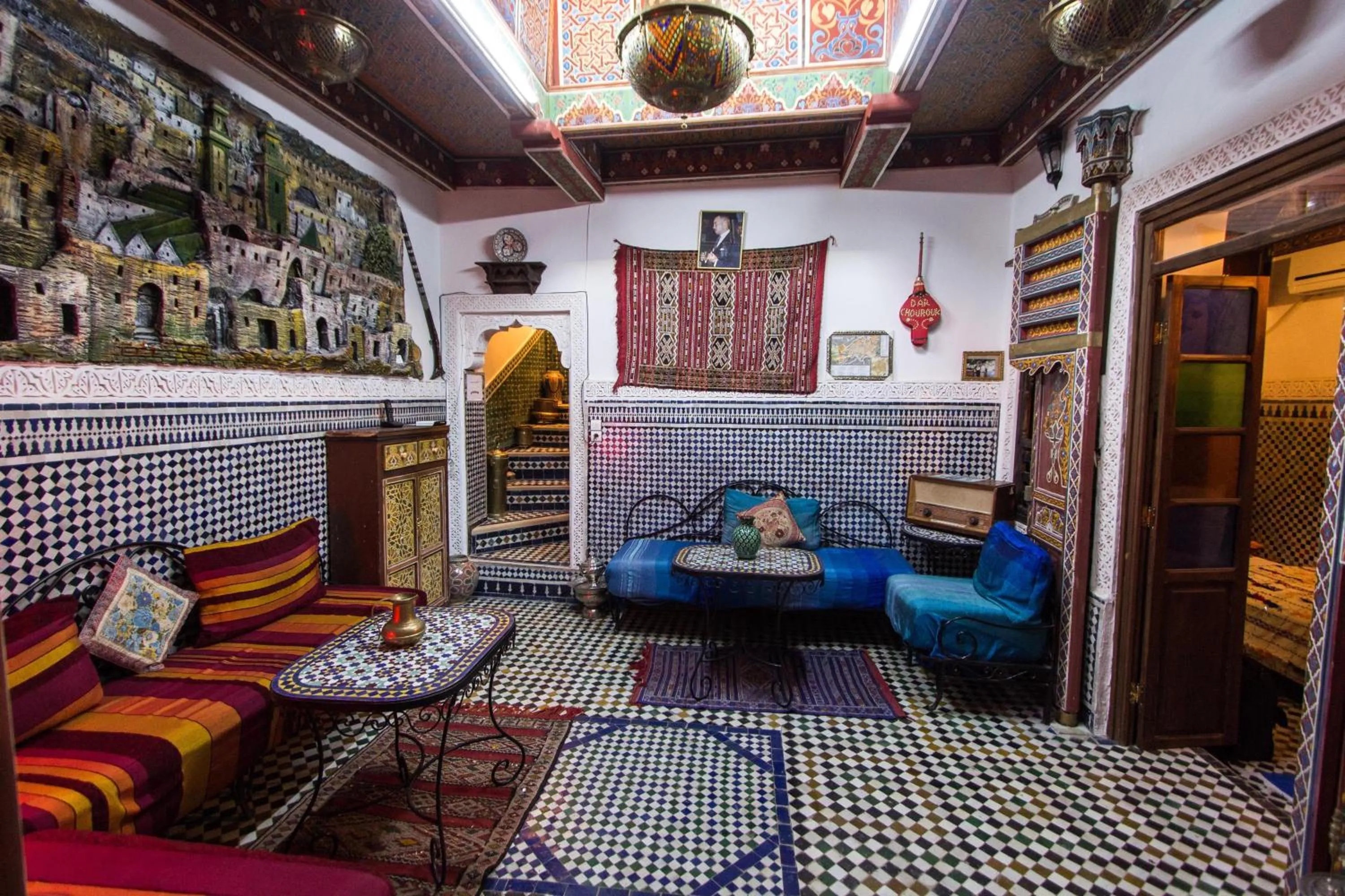 Living room in Dar Chourouk