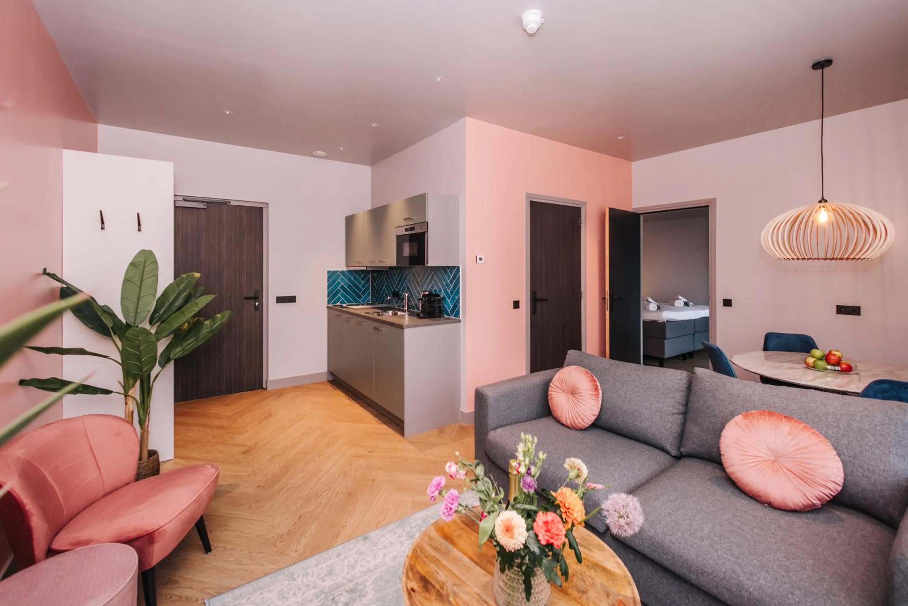 Seating area in Hotel Keur