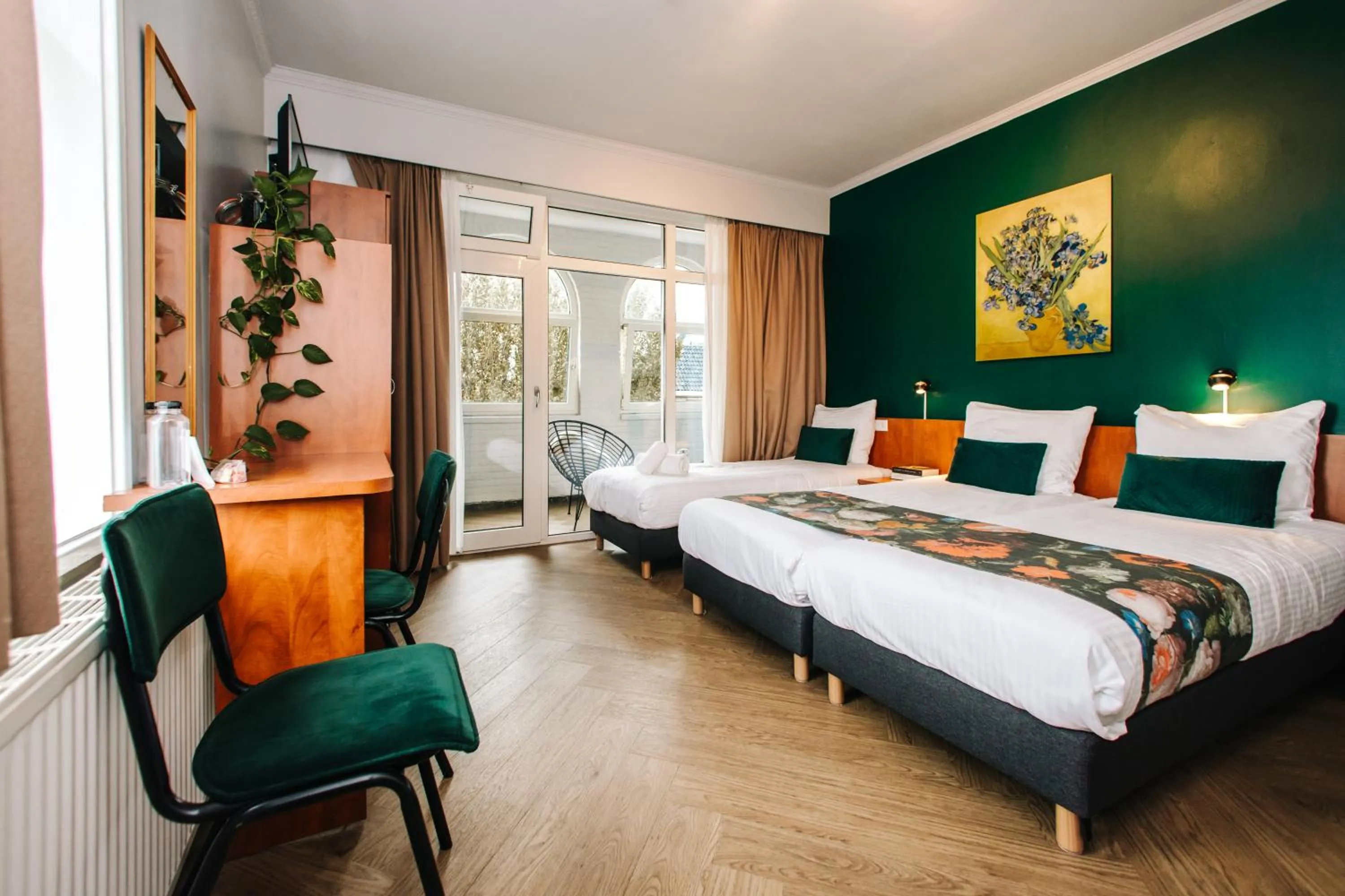 Bedroom, Bed in Hotel Keur