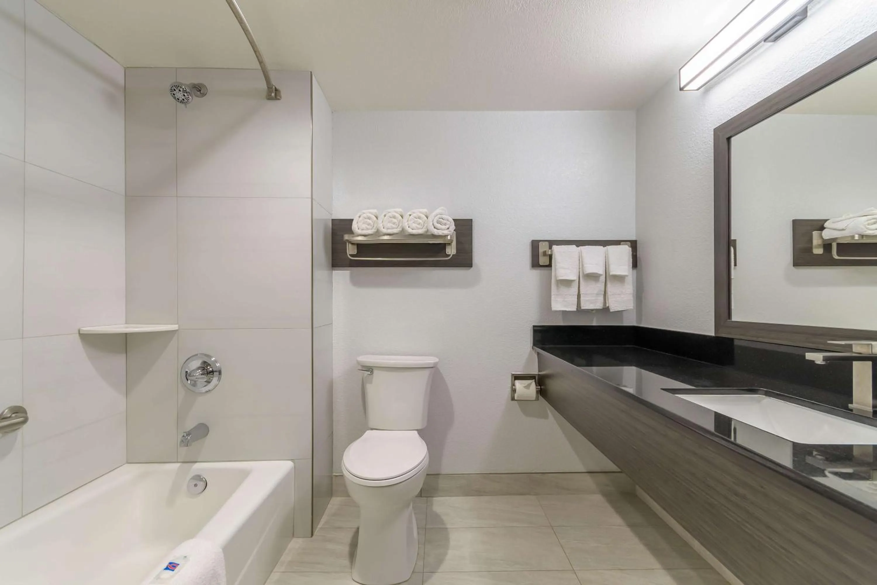 Bathroom in Studio 6 Suites Perris, CA