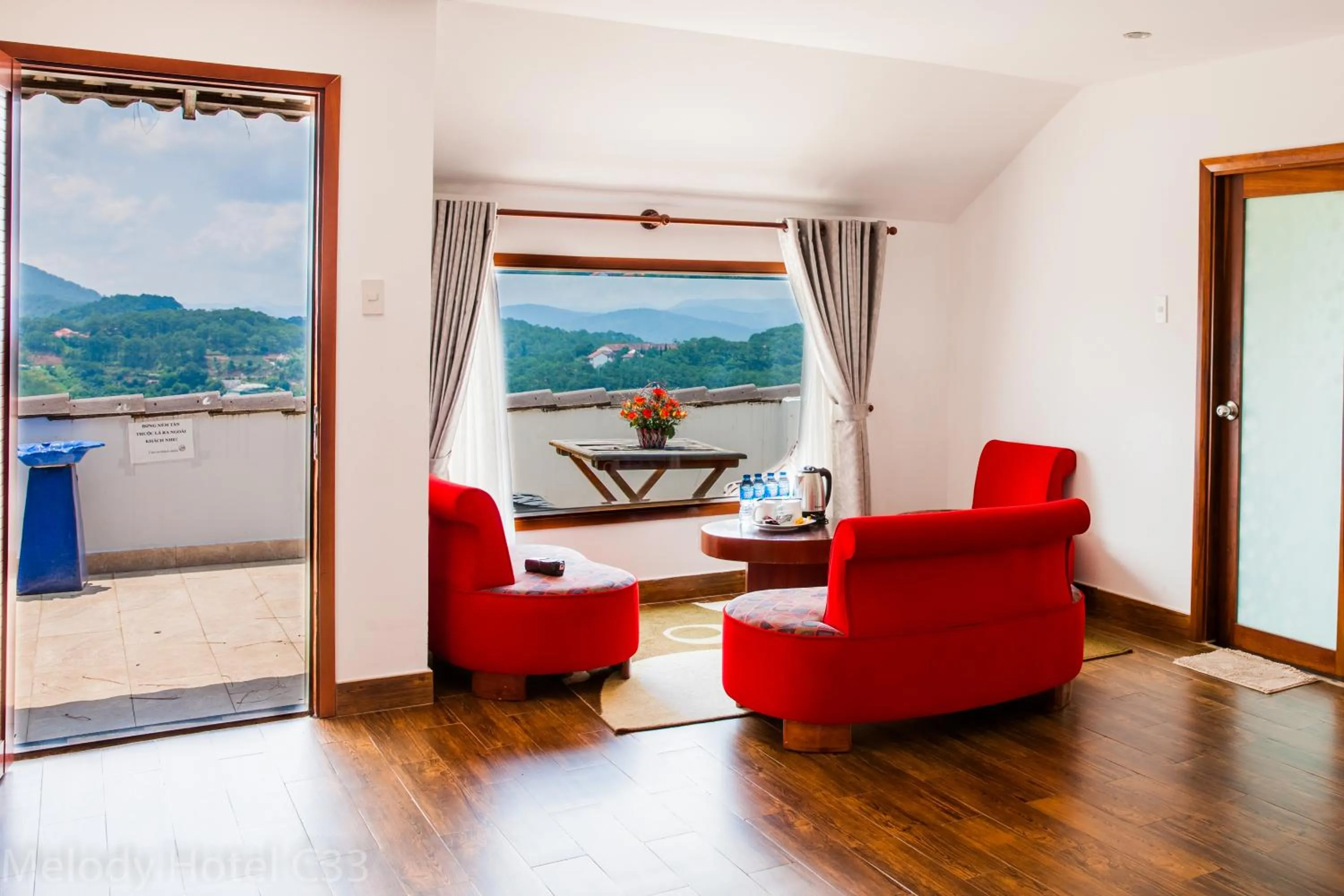 Living room in Melody Hotel