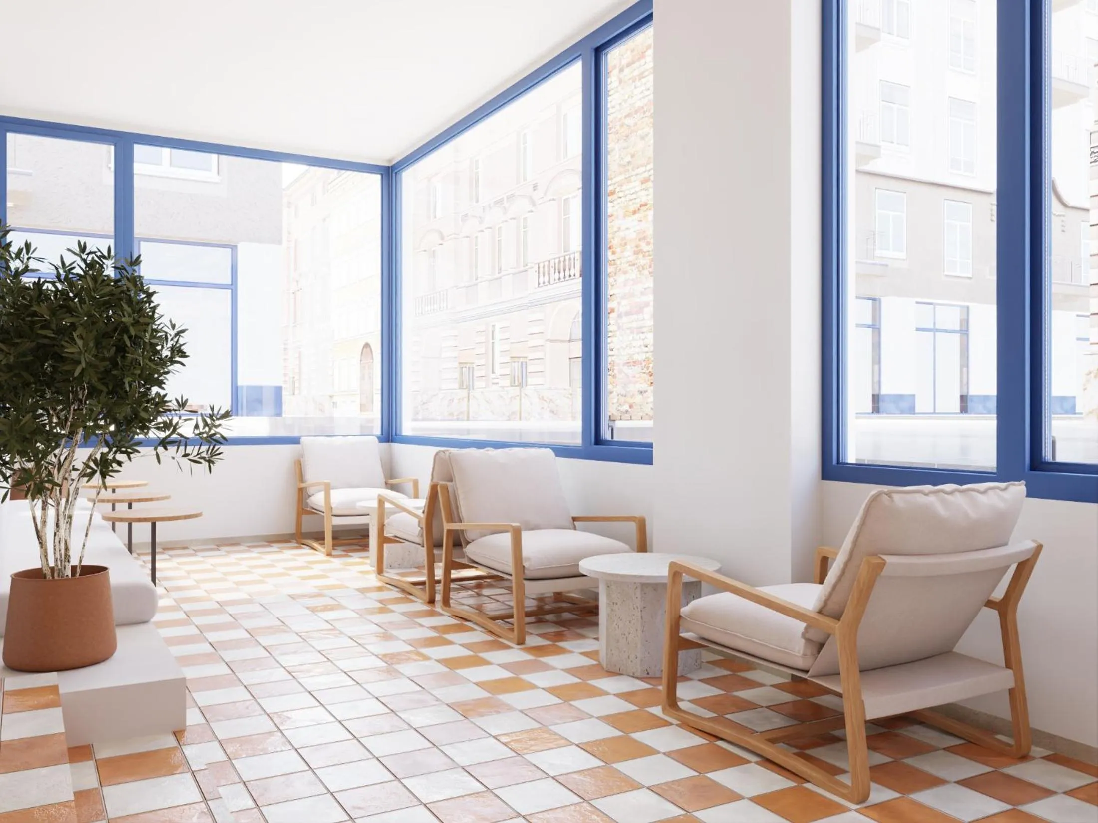 Living room in Hotel Goya