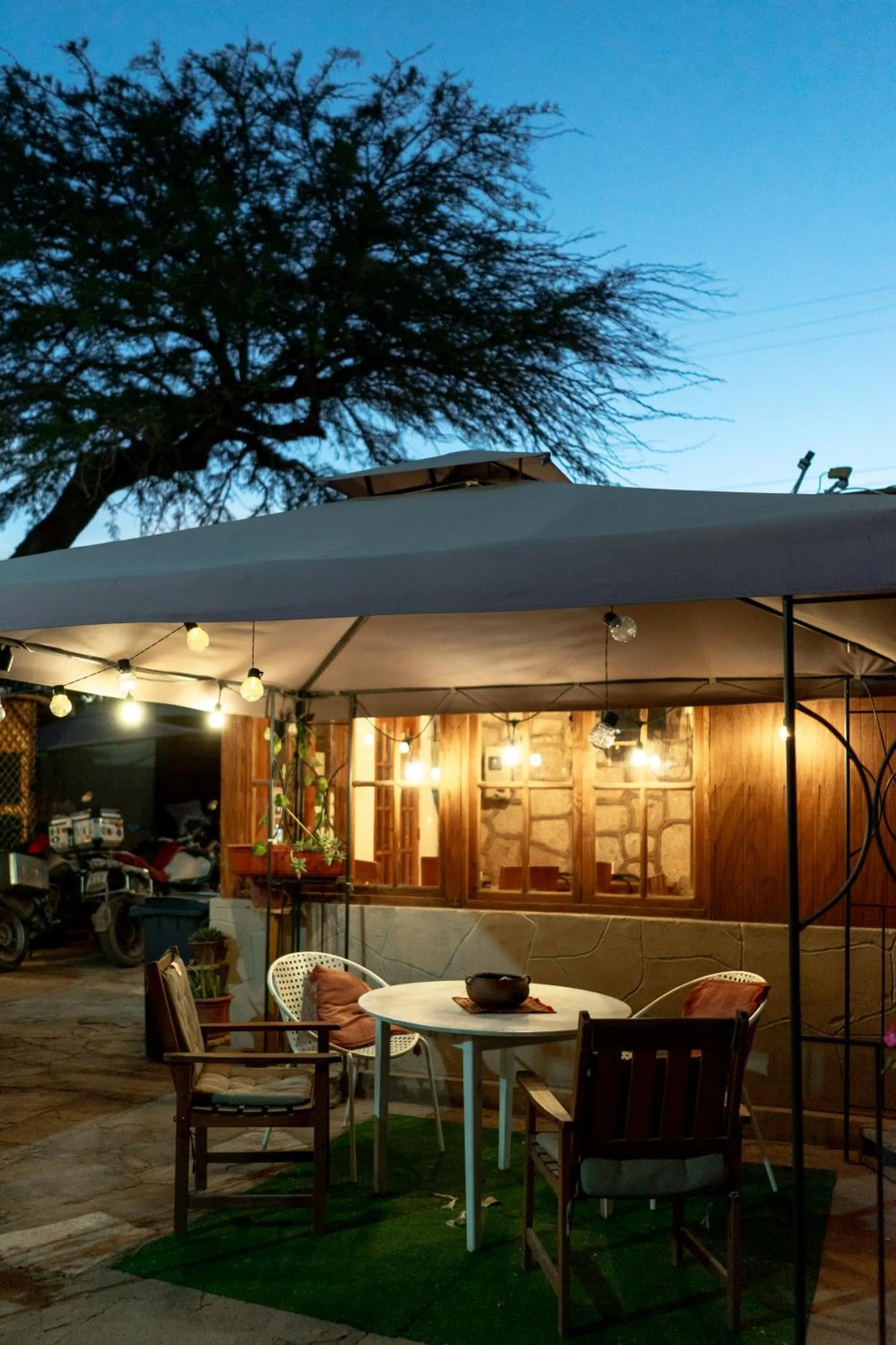 Patio in Hostal Katarpe