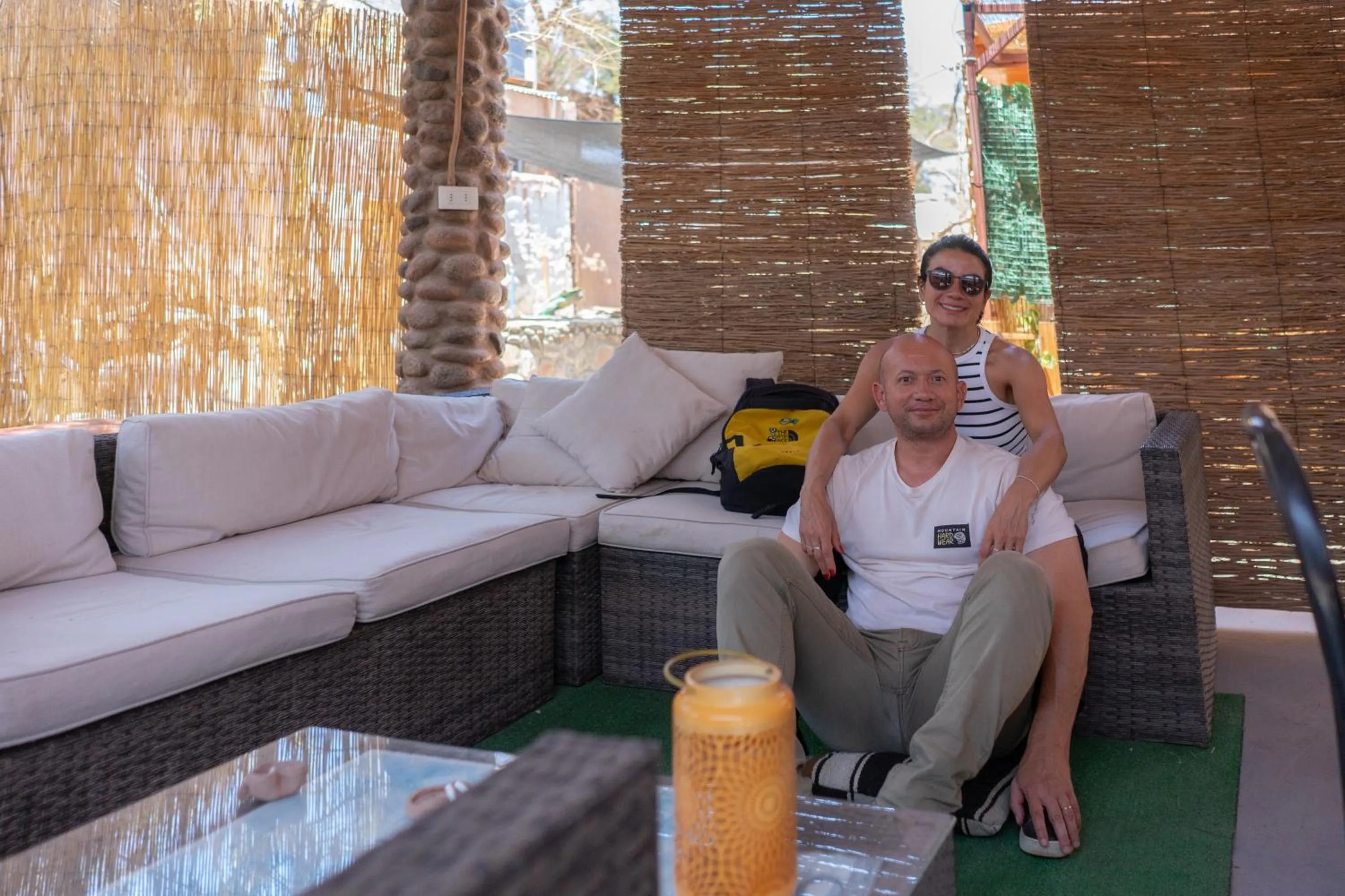 Patio in Hostal Katarpe