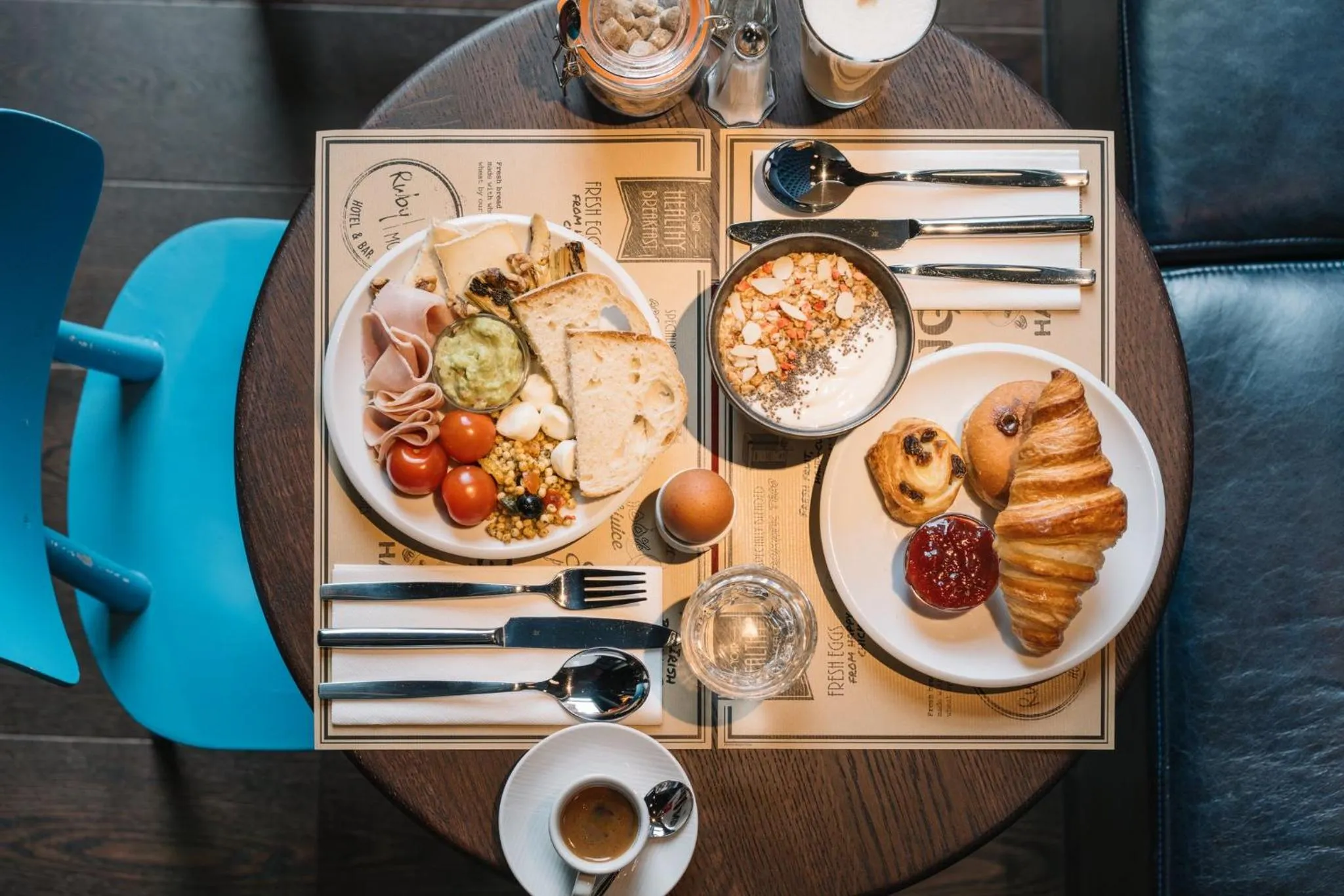 Buffet breakfast in Ruby Molly Hotel Dublin