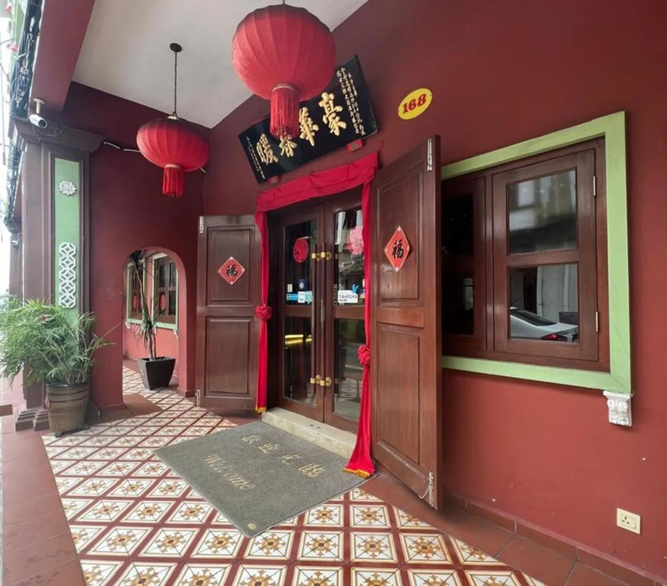 Facade/entrance in Swiss Hotel Heritage Boutique Melaka