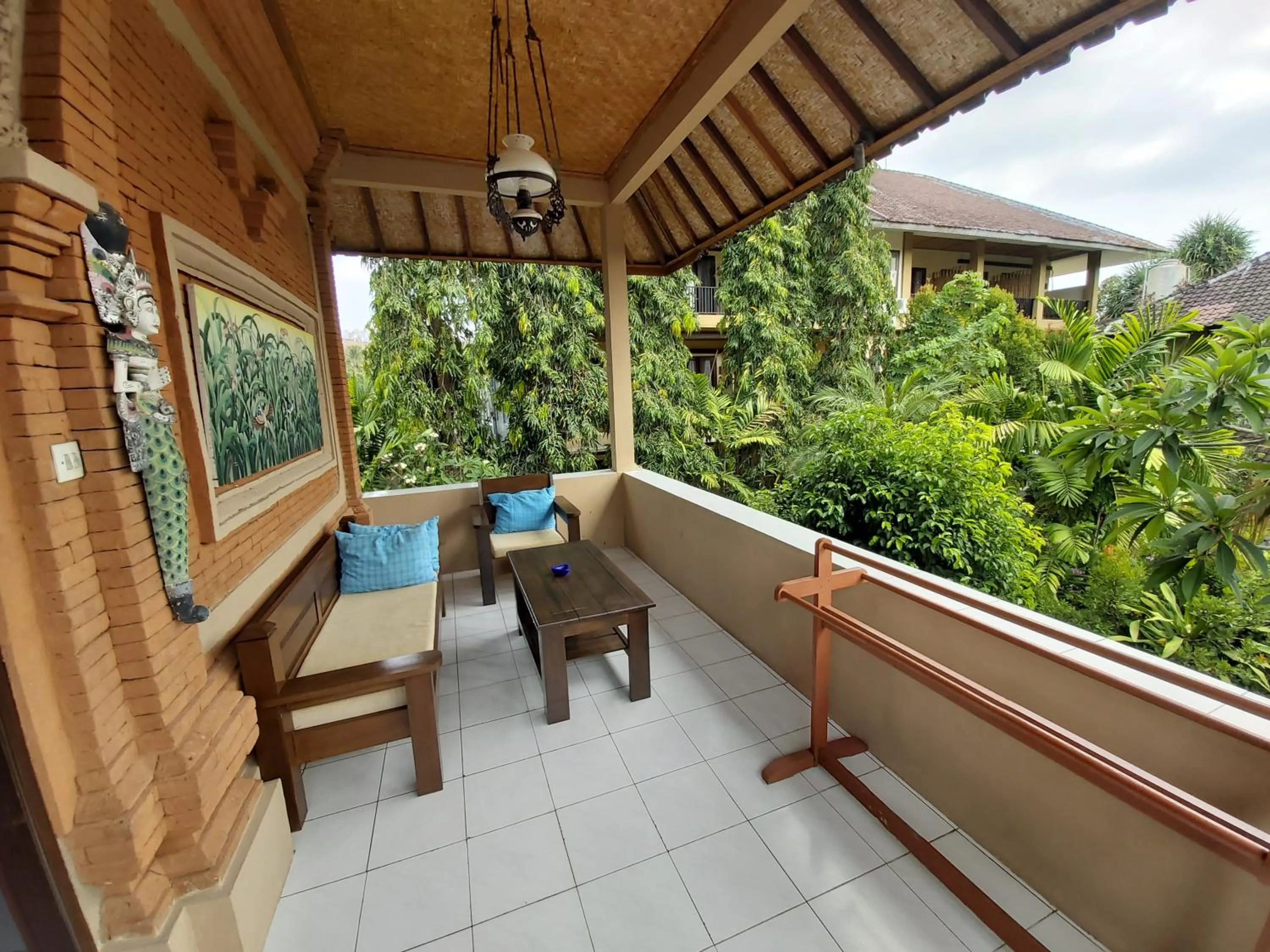Balcony/Terrace in Cafe Wayan Cottages Senggigi