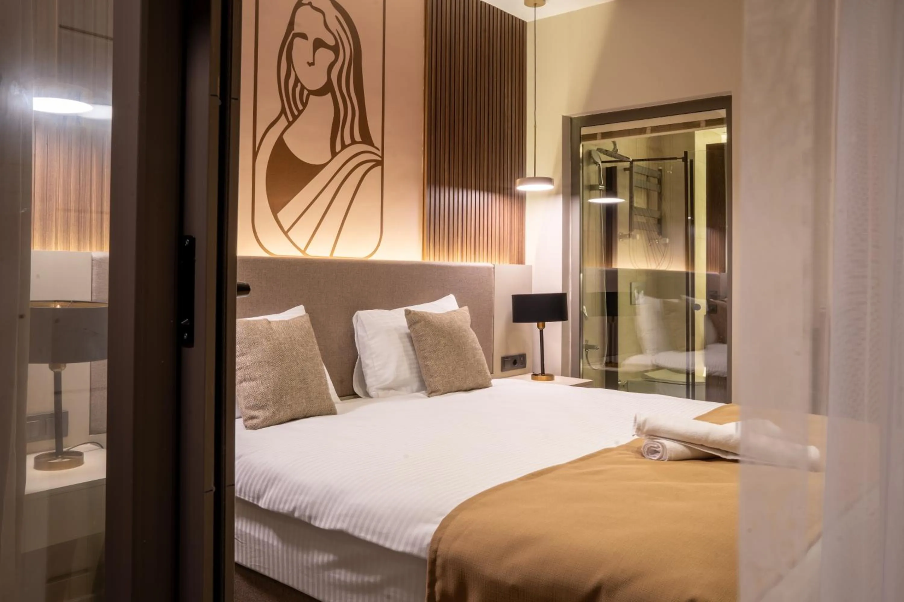 Bed in MONALİSA HOTELS ÇANAKKALE