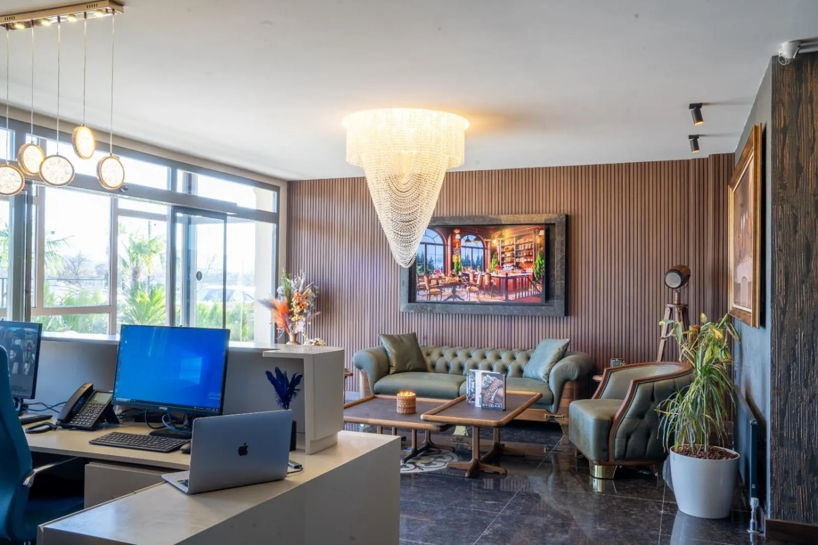 Lobby or reception in MONALİSA HOTELS ÇANAKKALE