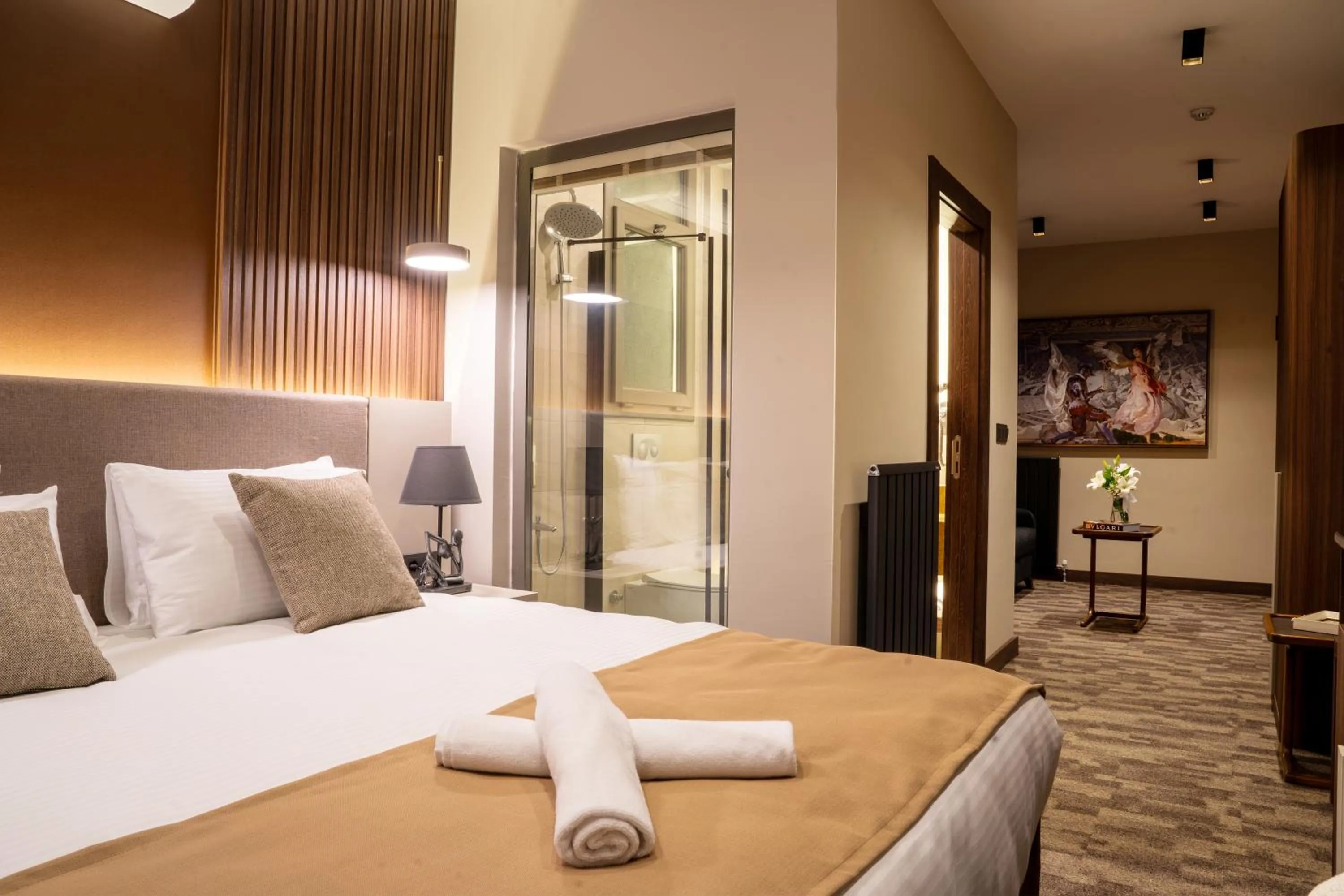 Bed in MONALİSA HOTELS ÇANAKKALE