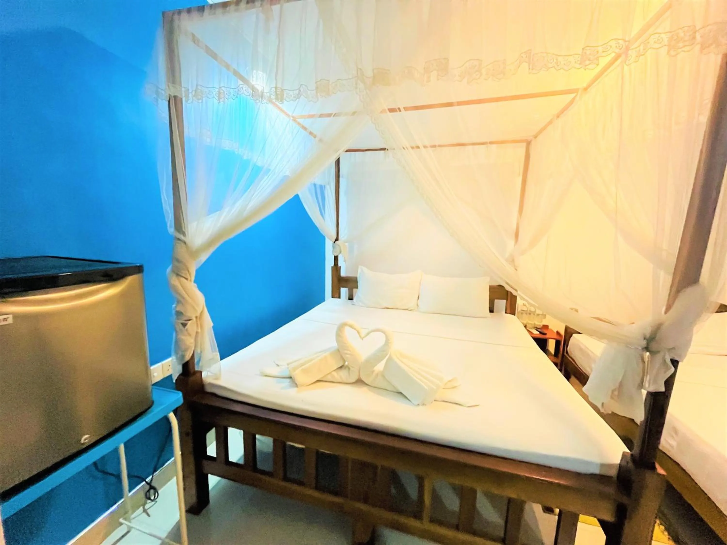 Bed in Palitha Homestay