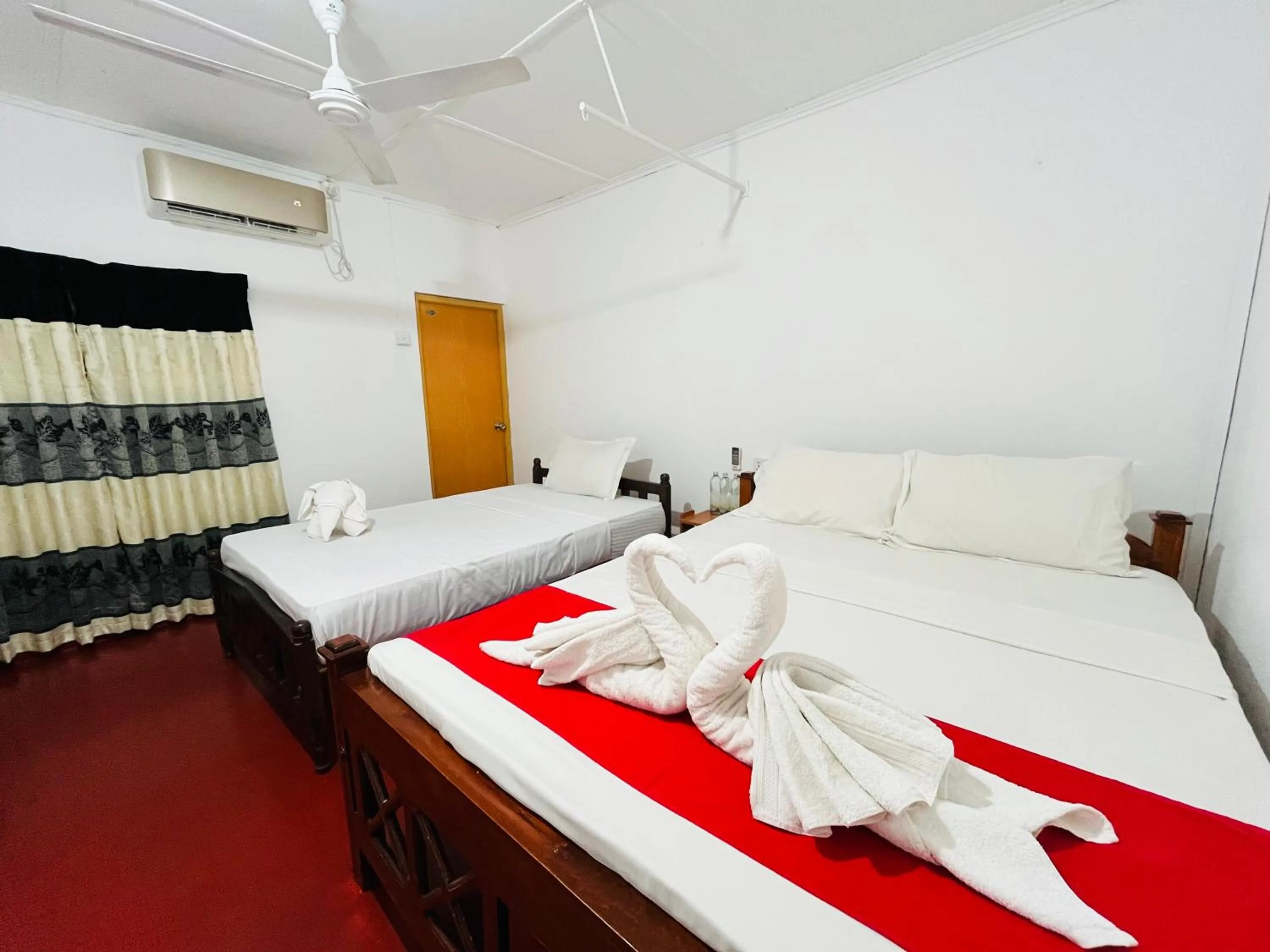Bed in Palitha Homestay