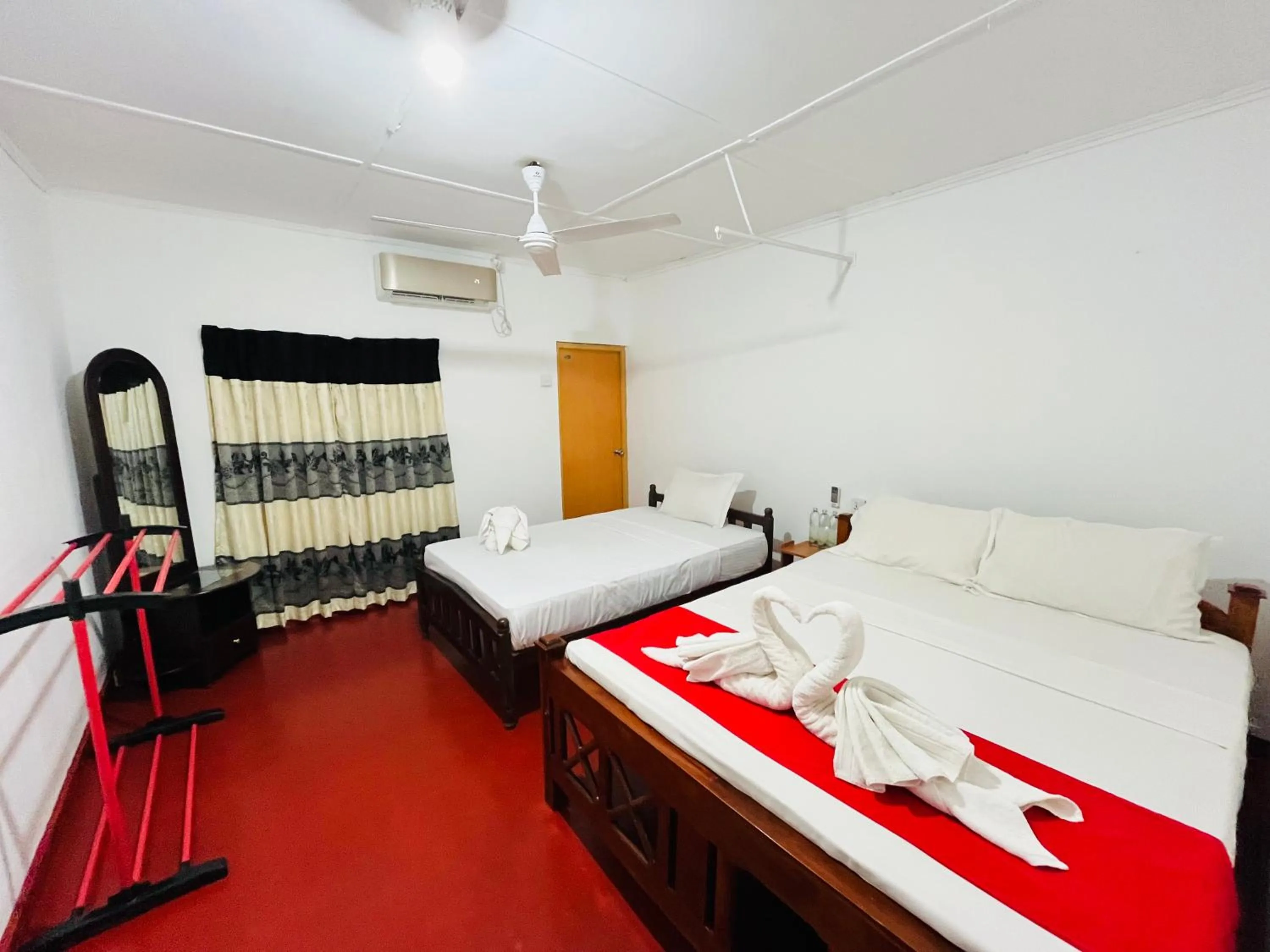 Bed in Palitha Homestay