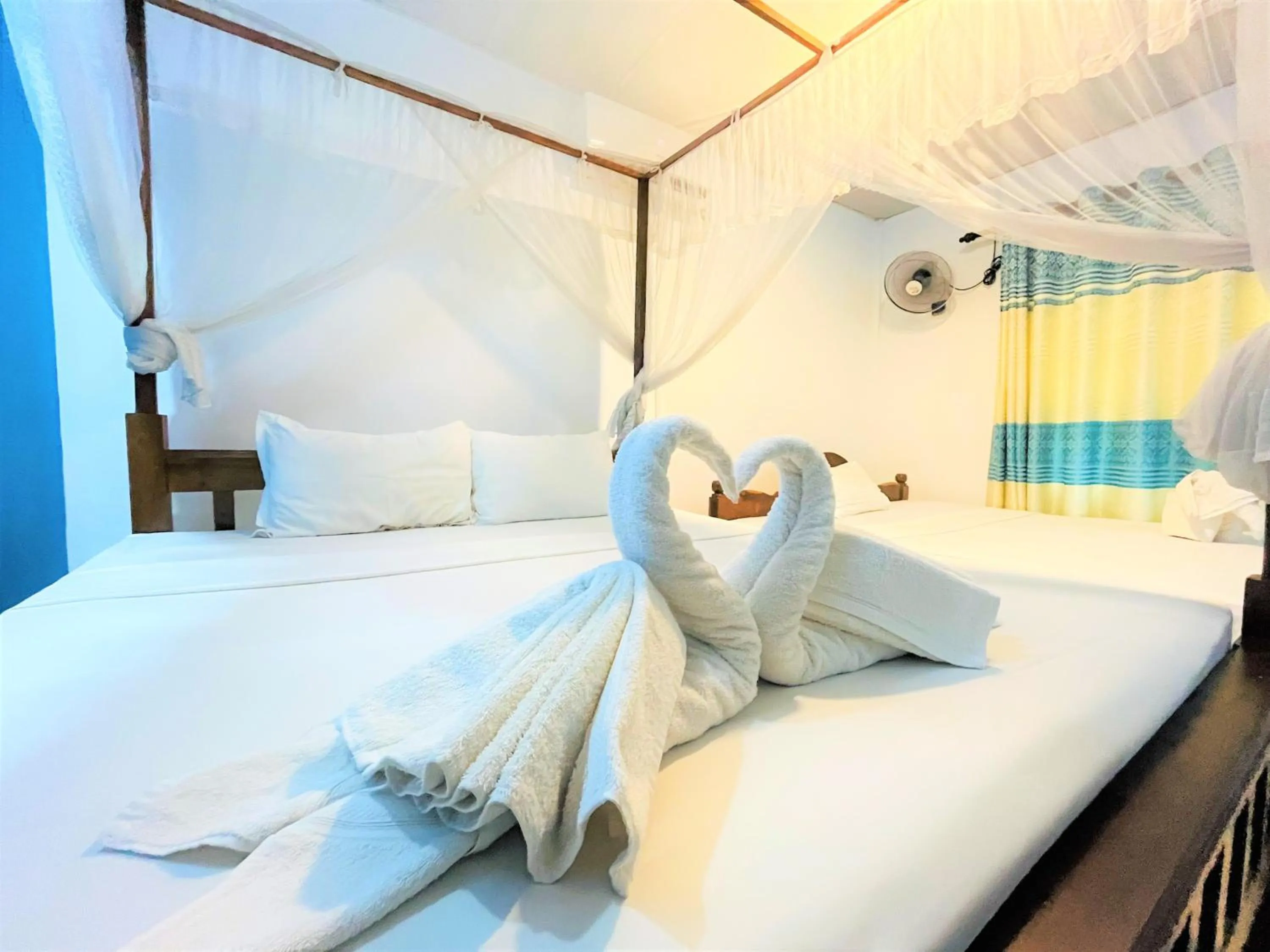 Bed in Palitha Homestay