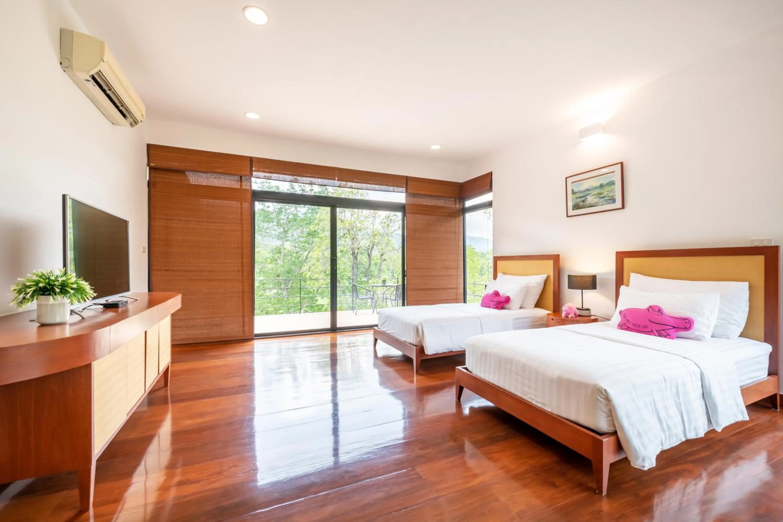 Bed in The Pig House Khao Yai - SHA Plus