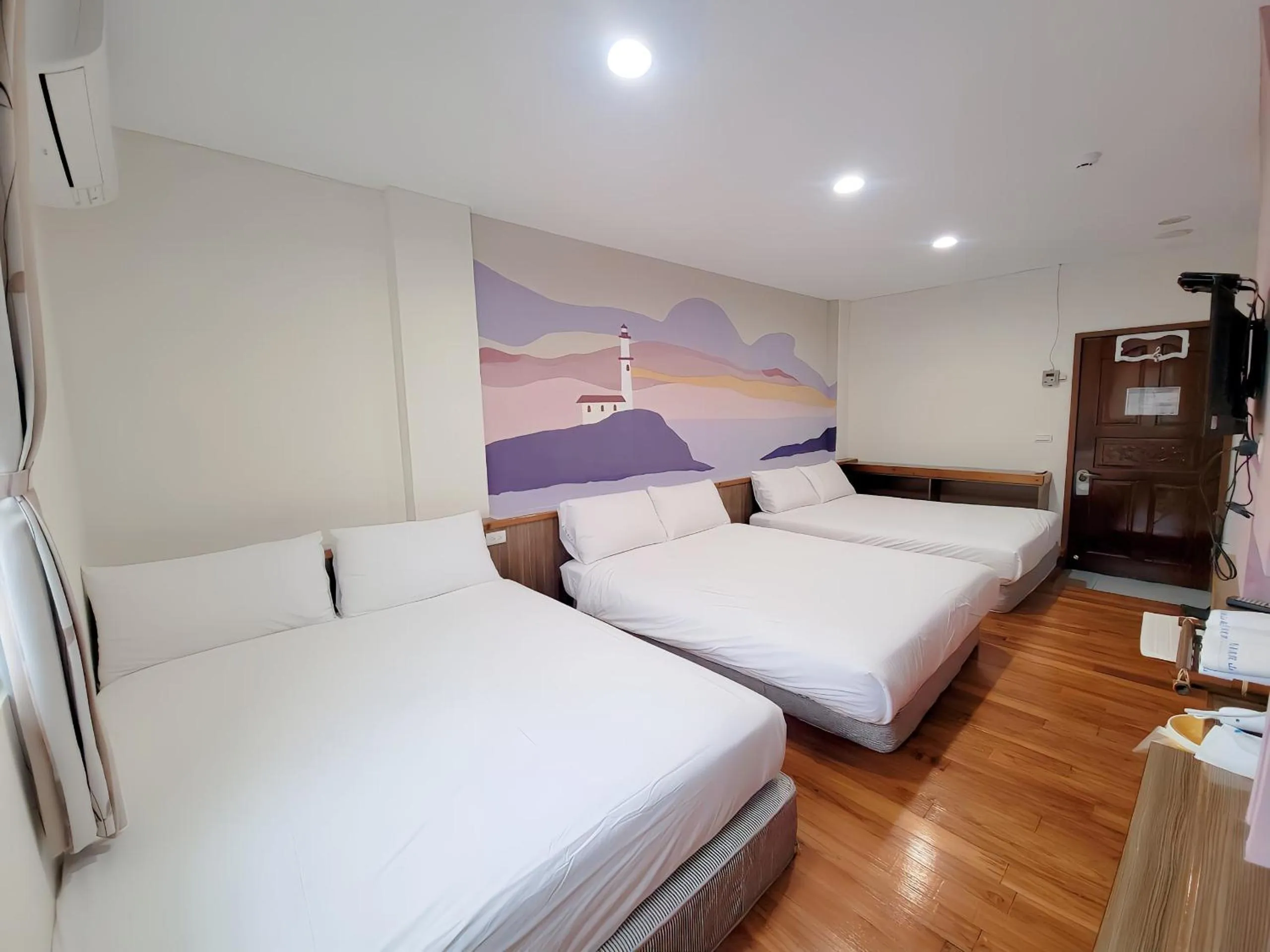 Bed in Star-Moon B&B Green Island