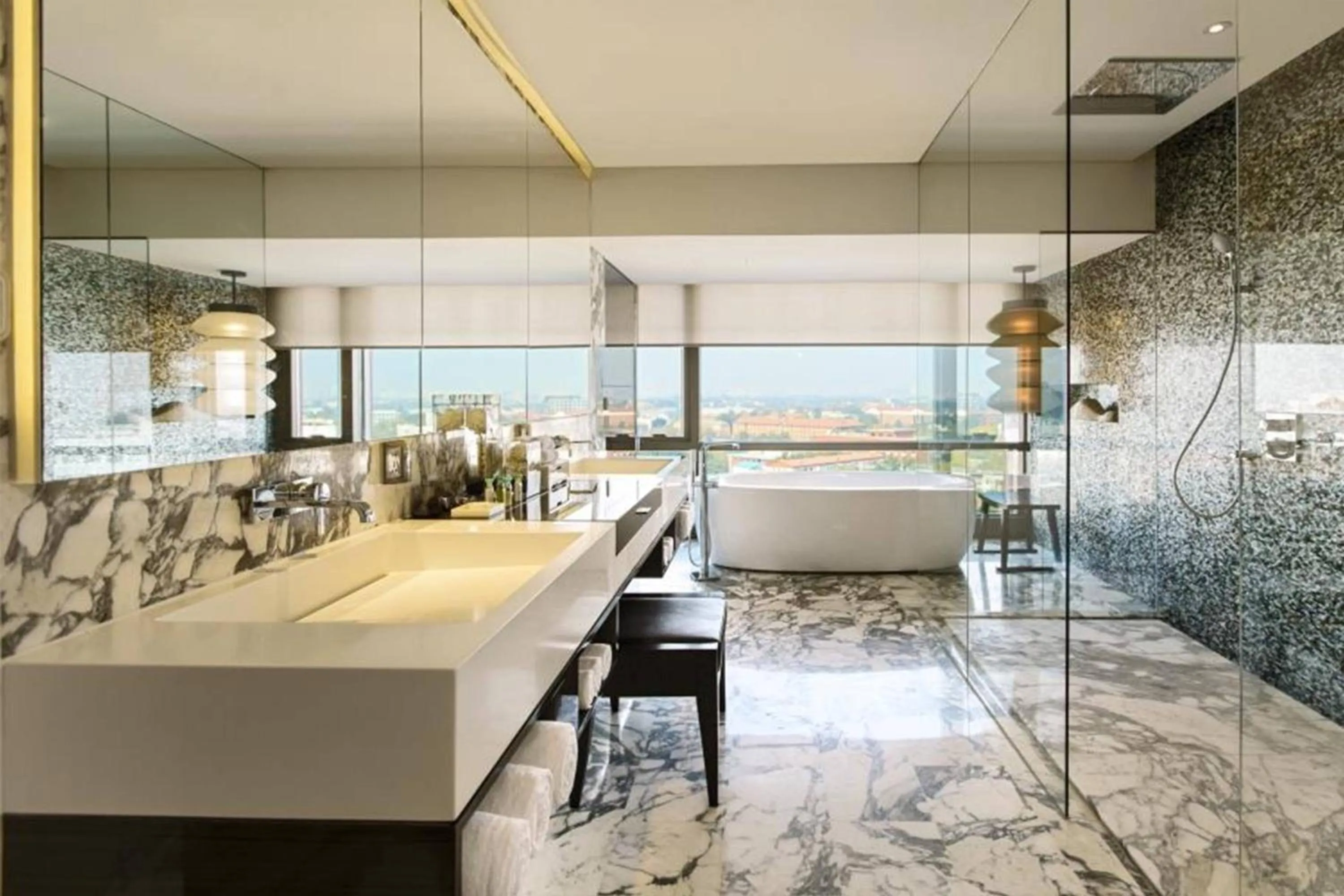 Bathroom in Renaissance Beijing Wangfujing Hotel