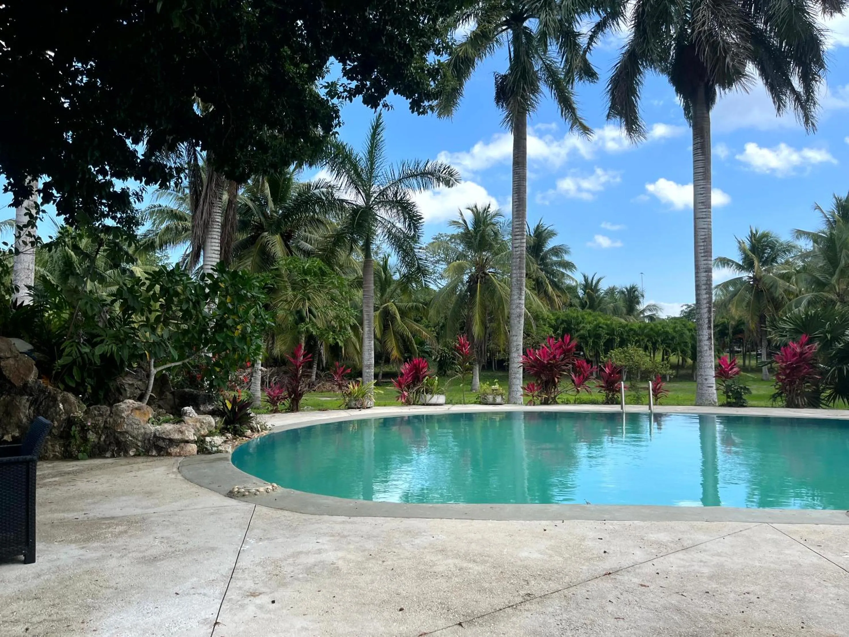 Pool view in Xanthus Hotel