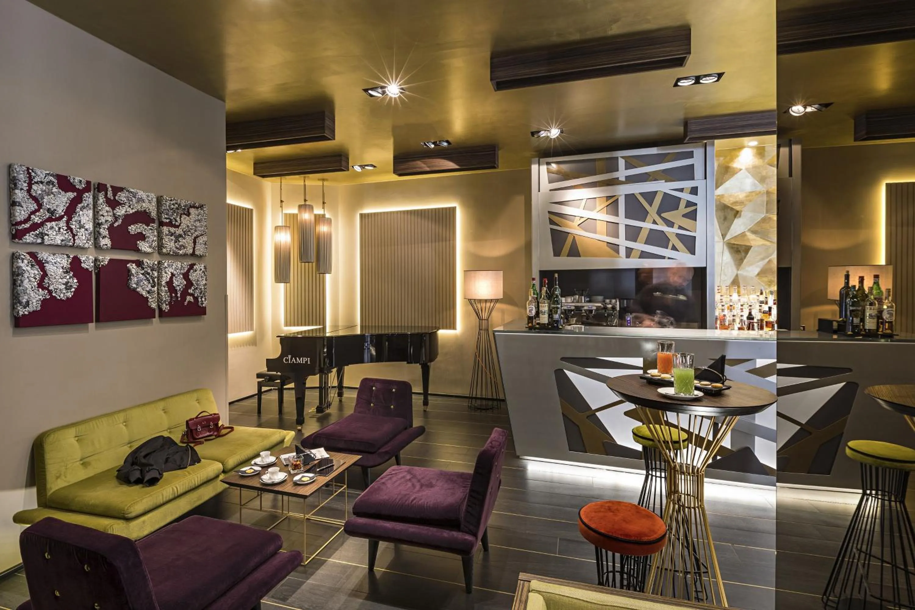 Lounge or bar in Palazzo Navona Hotel