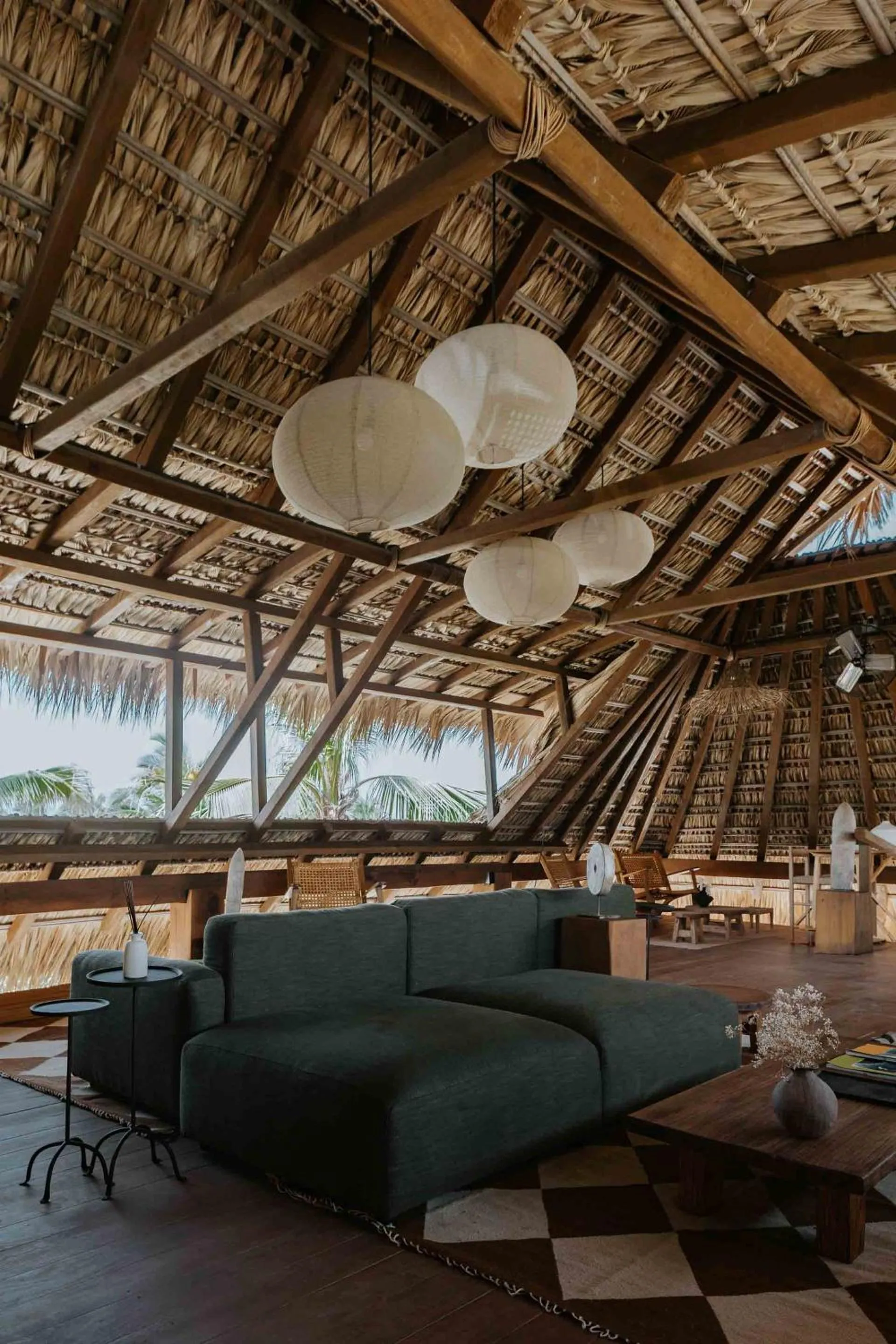 Seating area in Casa Yuma, Puerto Escondido