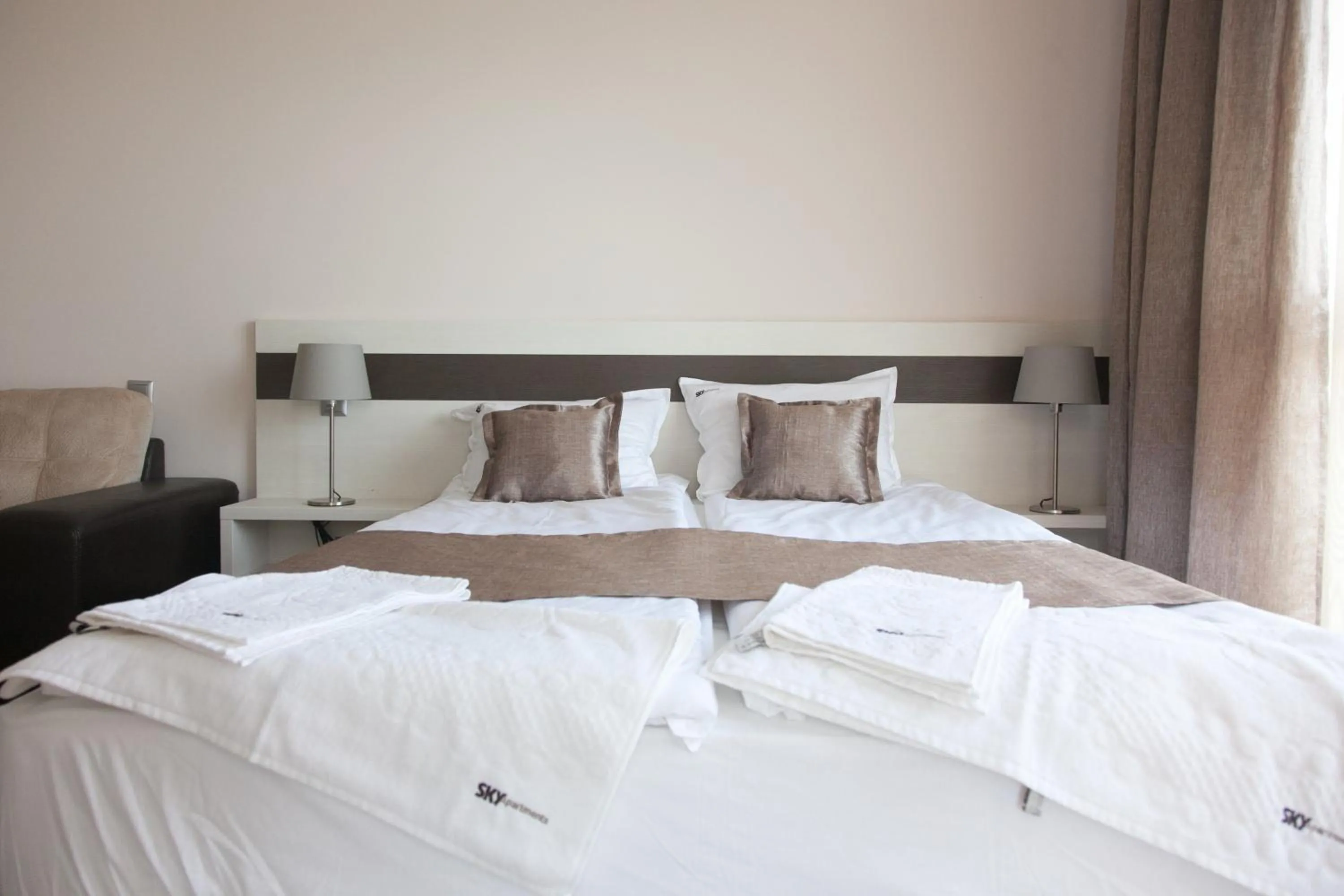 Bed in Sky Apartments