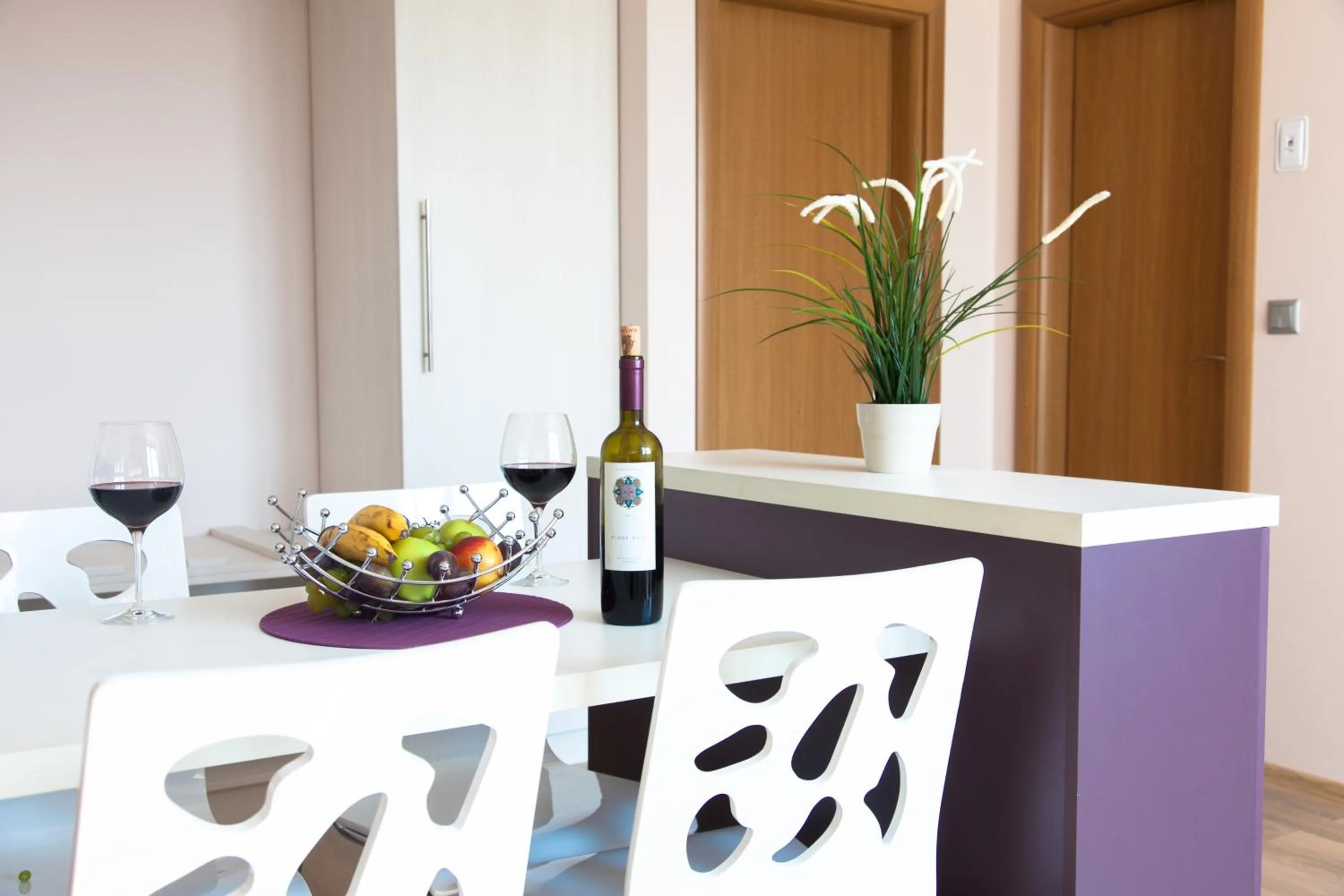 Dining area in Sky Apartments