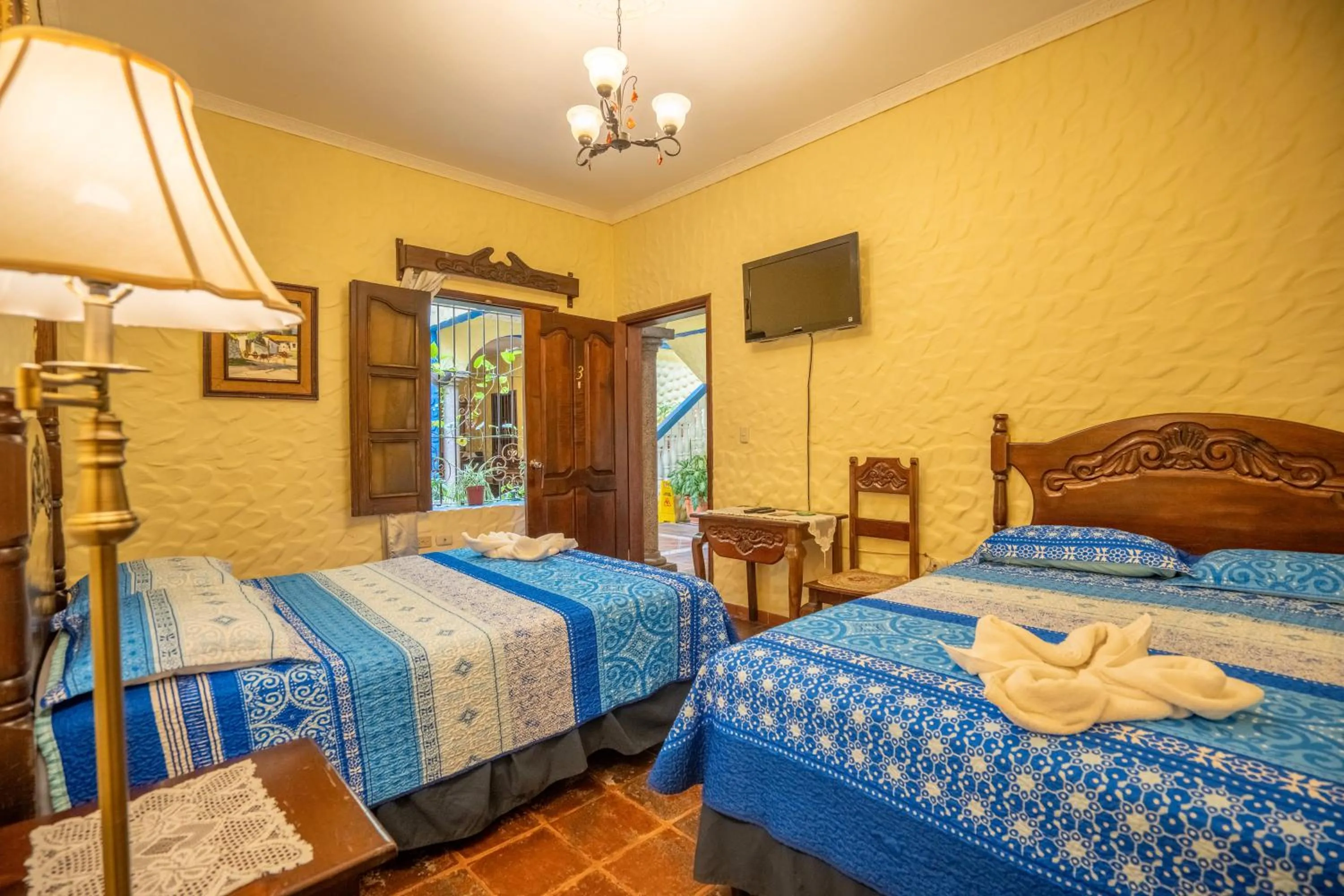 Bed in Hotel Caxa Real