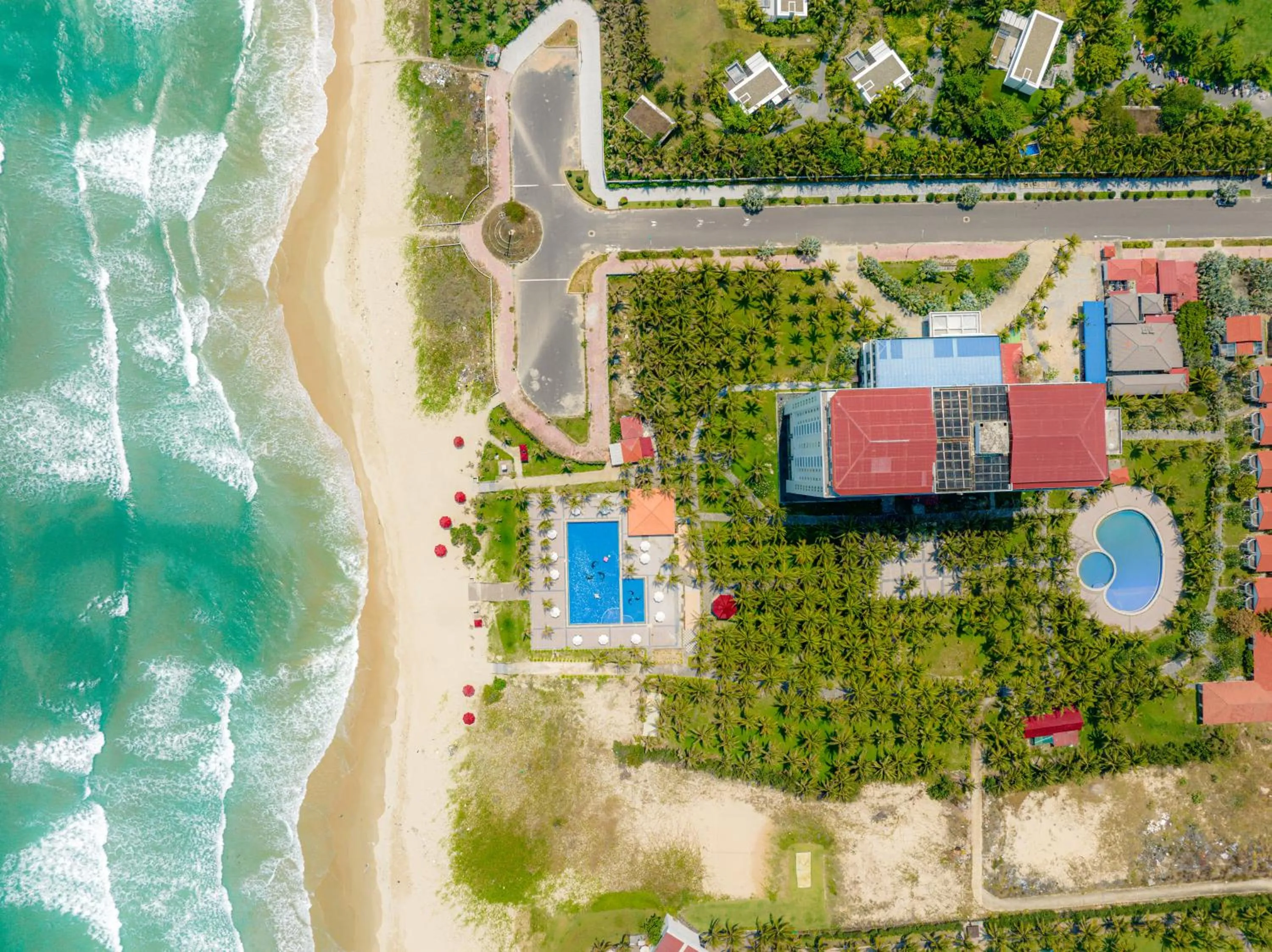 Bird's eye view in Ocean Waves Resort Cam Ranh