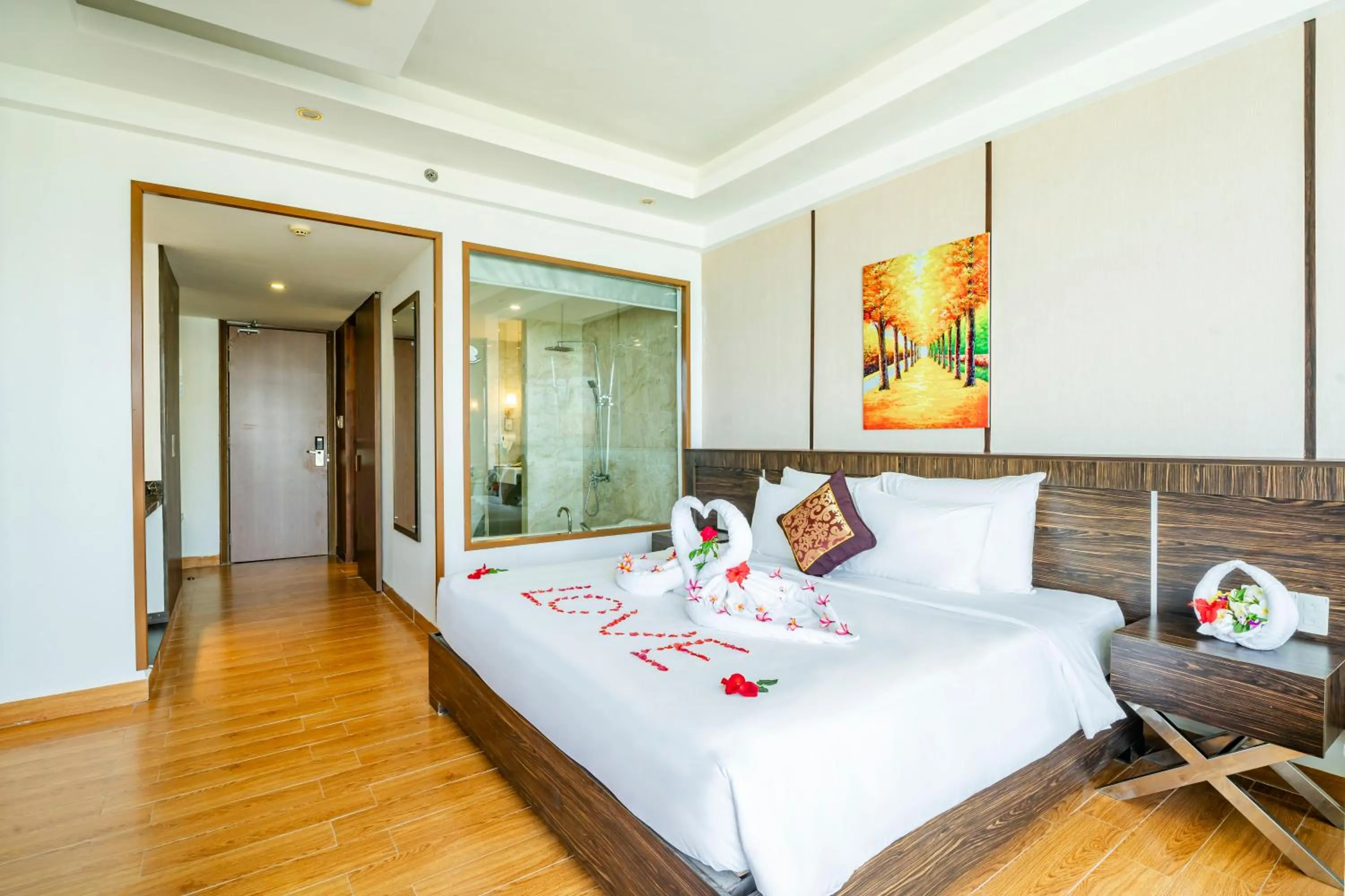 Bed in Ocean Waves Resort Cam Ranh