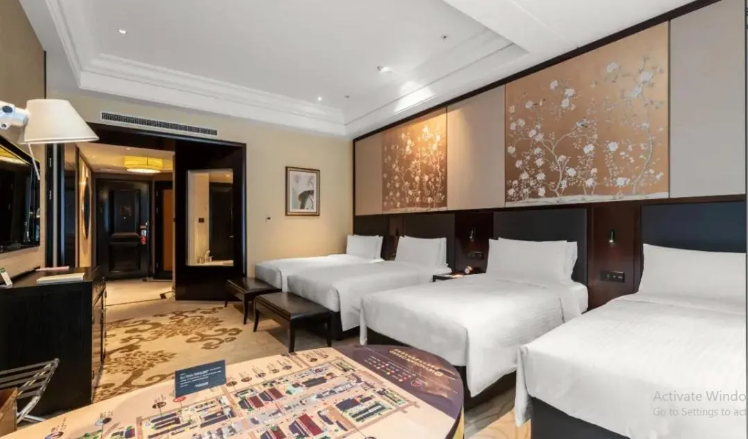 Bed in Wyndham Grand Xi'an South