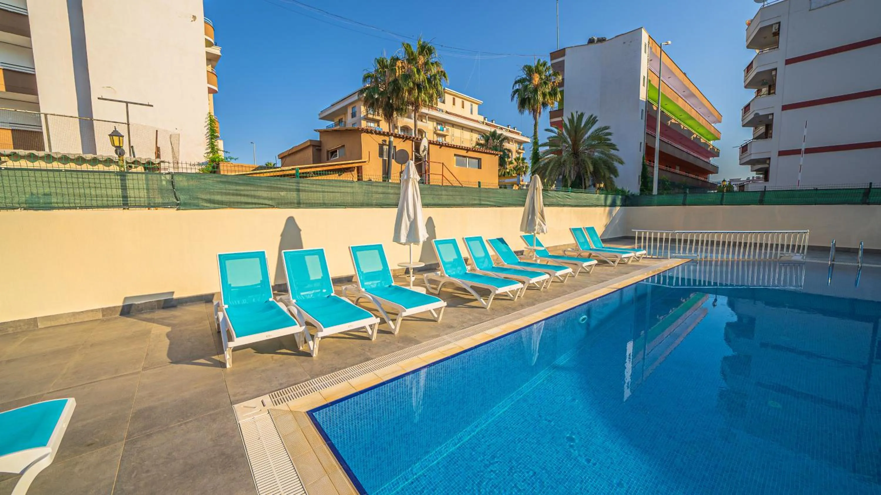 Pool view in SEA BIRD BEACH