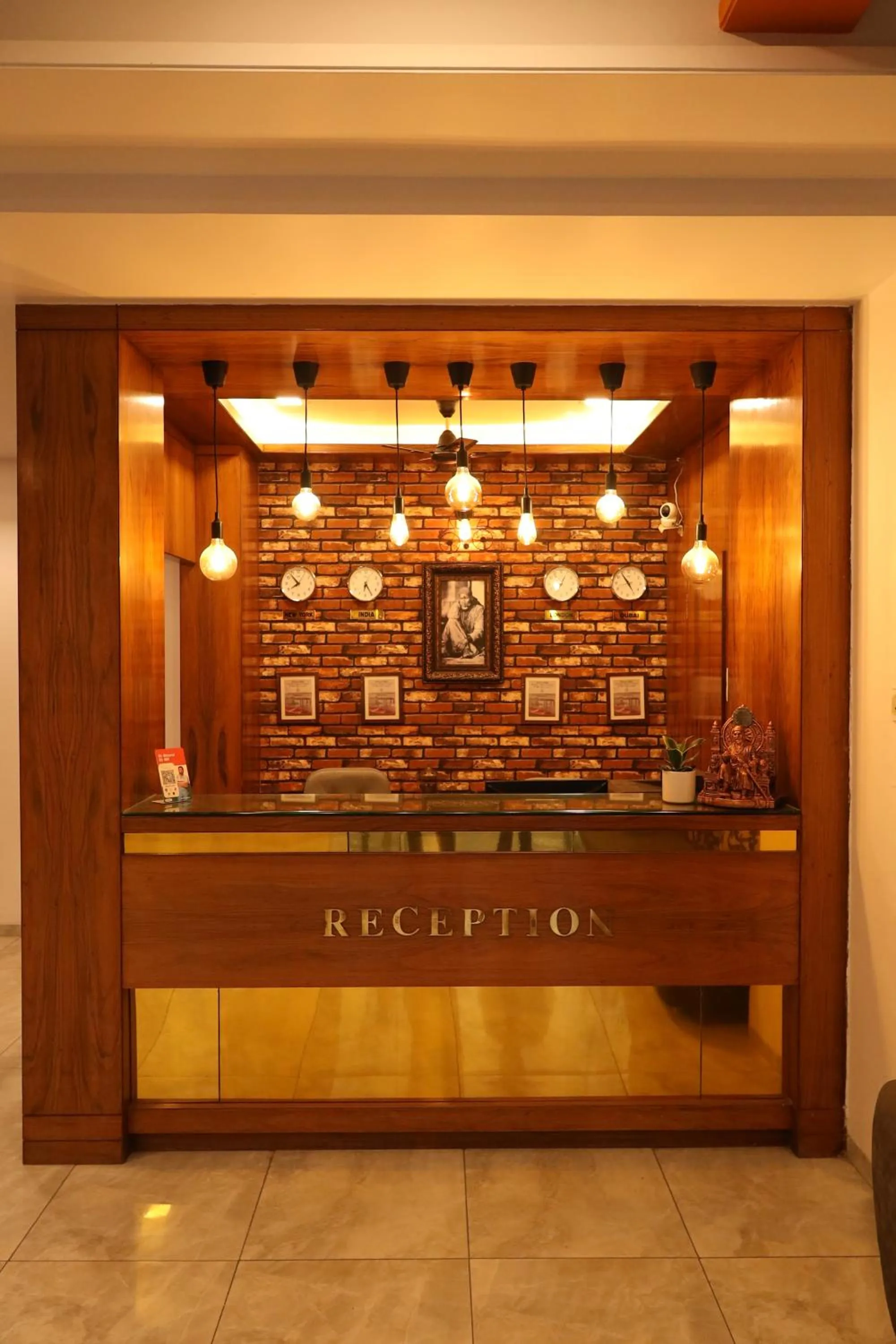 Lobby or reception in Hotel Sai Shree