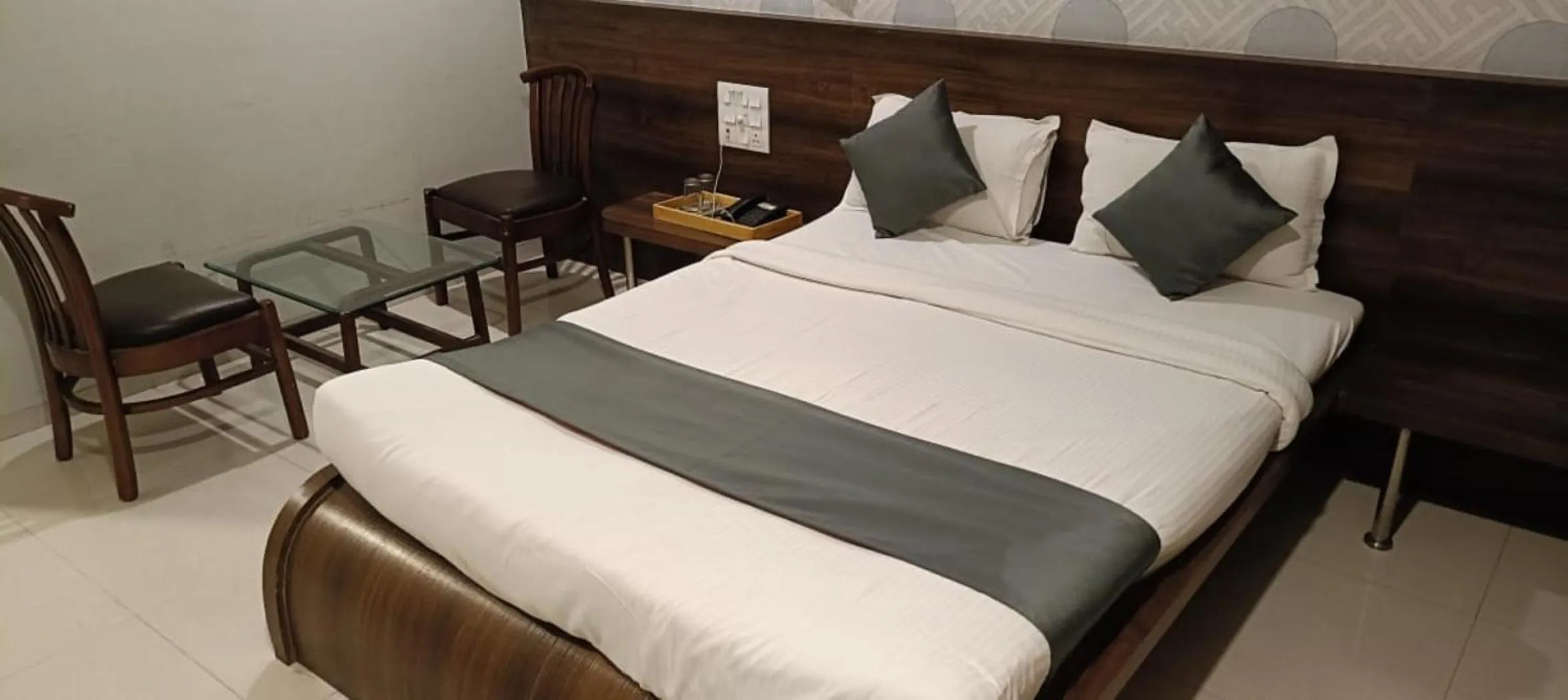 Bed in Hotel Sai Shree