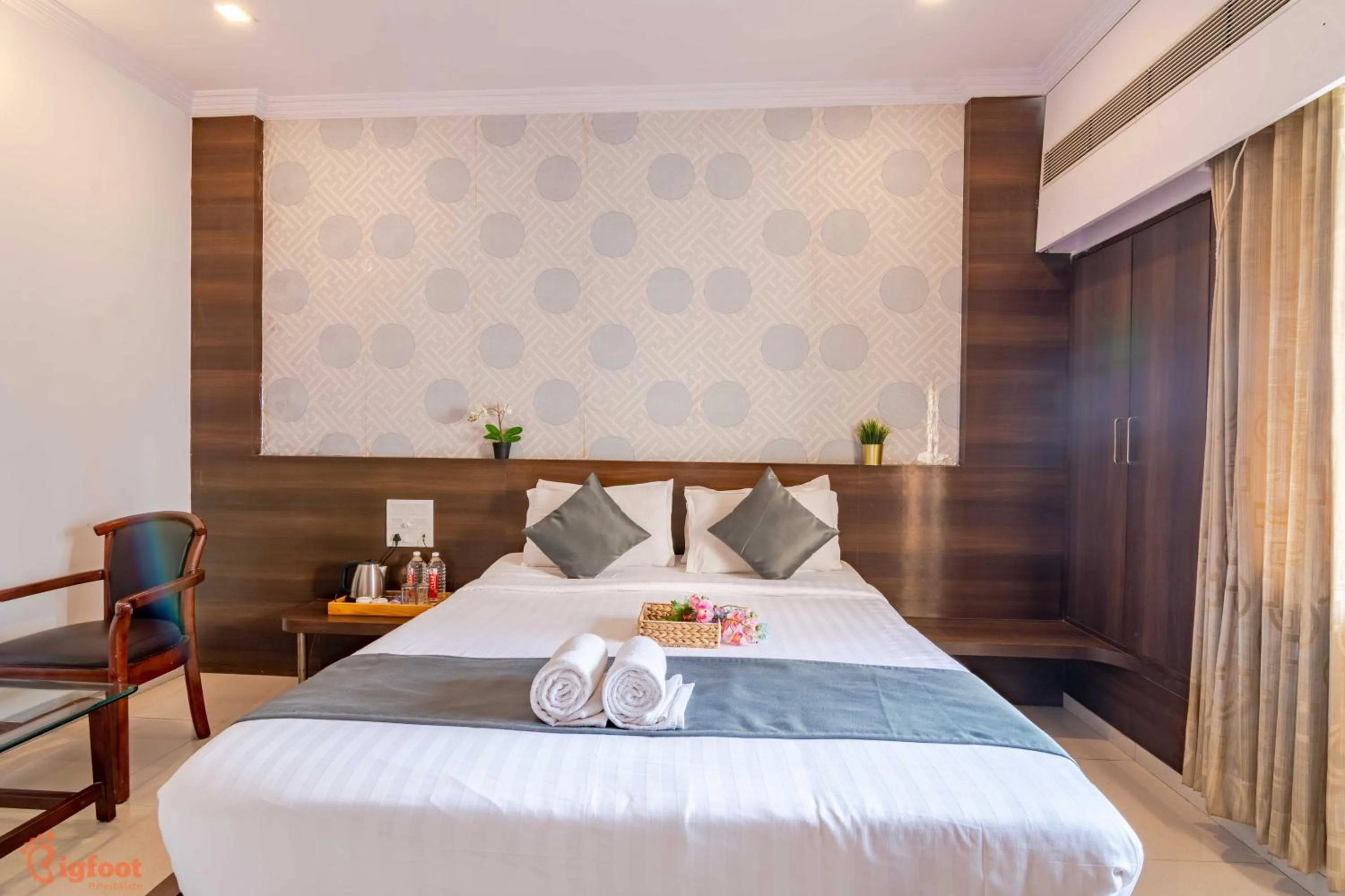 Bed in Hotel Sai Shree