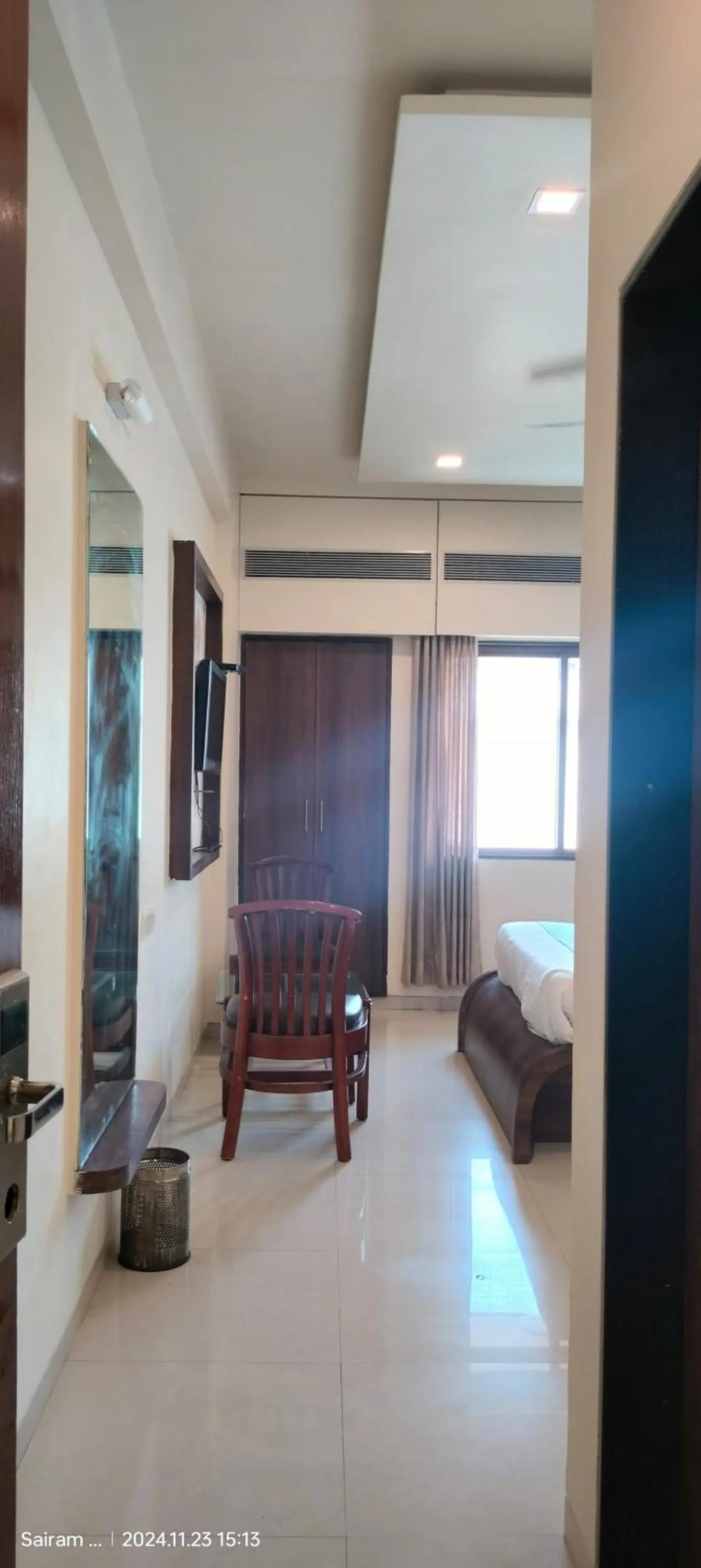 View (from property/room), Bed in Hotel Sai Shree