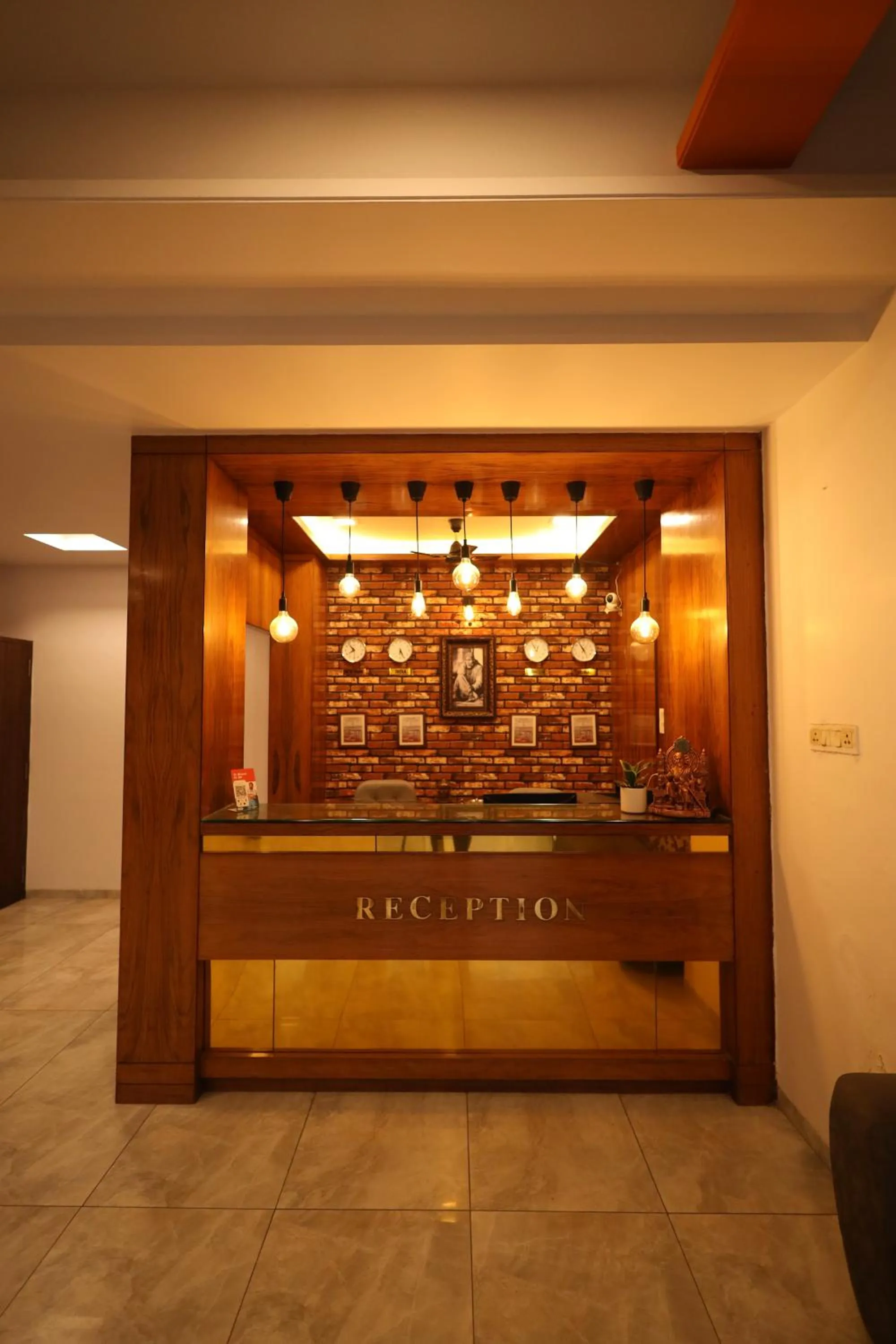 Lobby or reception in Hotel Sai Shree