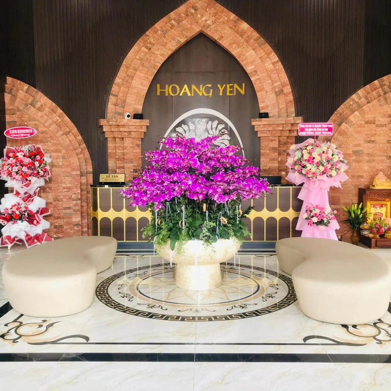 Lobby or reception in Hoang Yen Boutique Hotel